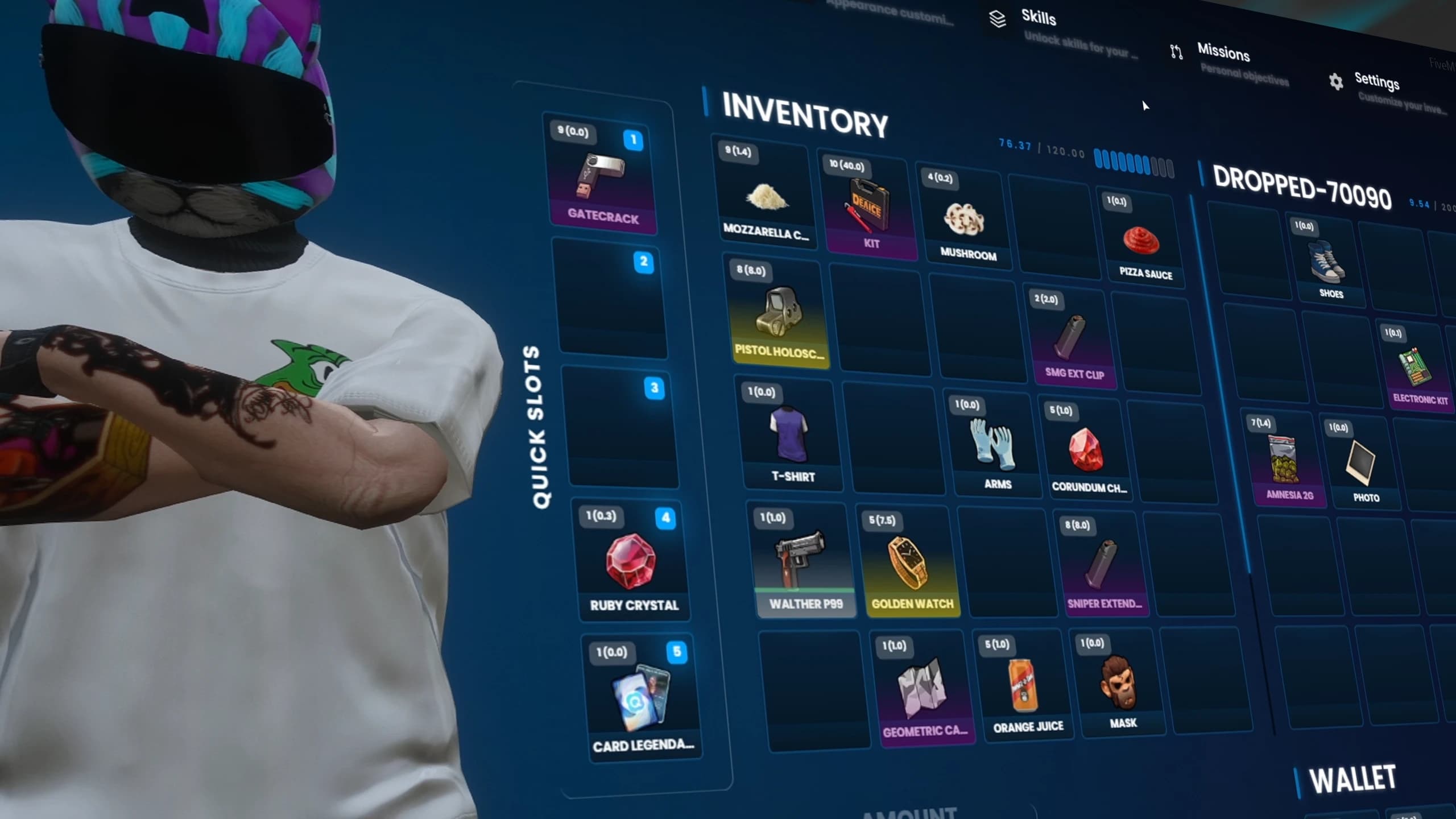 Best FiveM Inventory 2026 for ESX QBCore QBOX with Modern RPG Inventory UI and Cyberpunk Theme