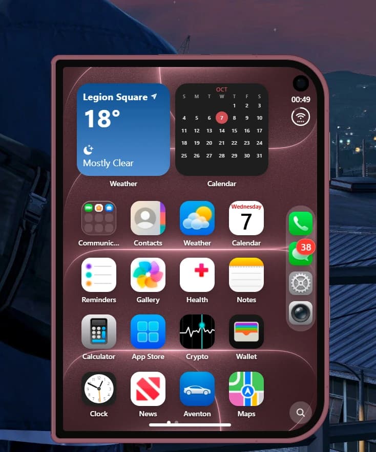 Quasar Smartphone FiveM phone update with Android and iOS styles side by side