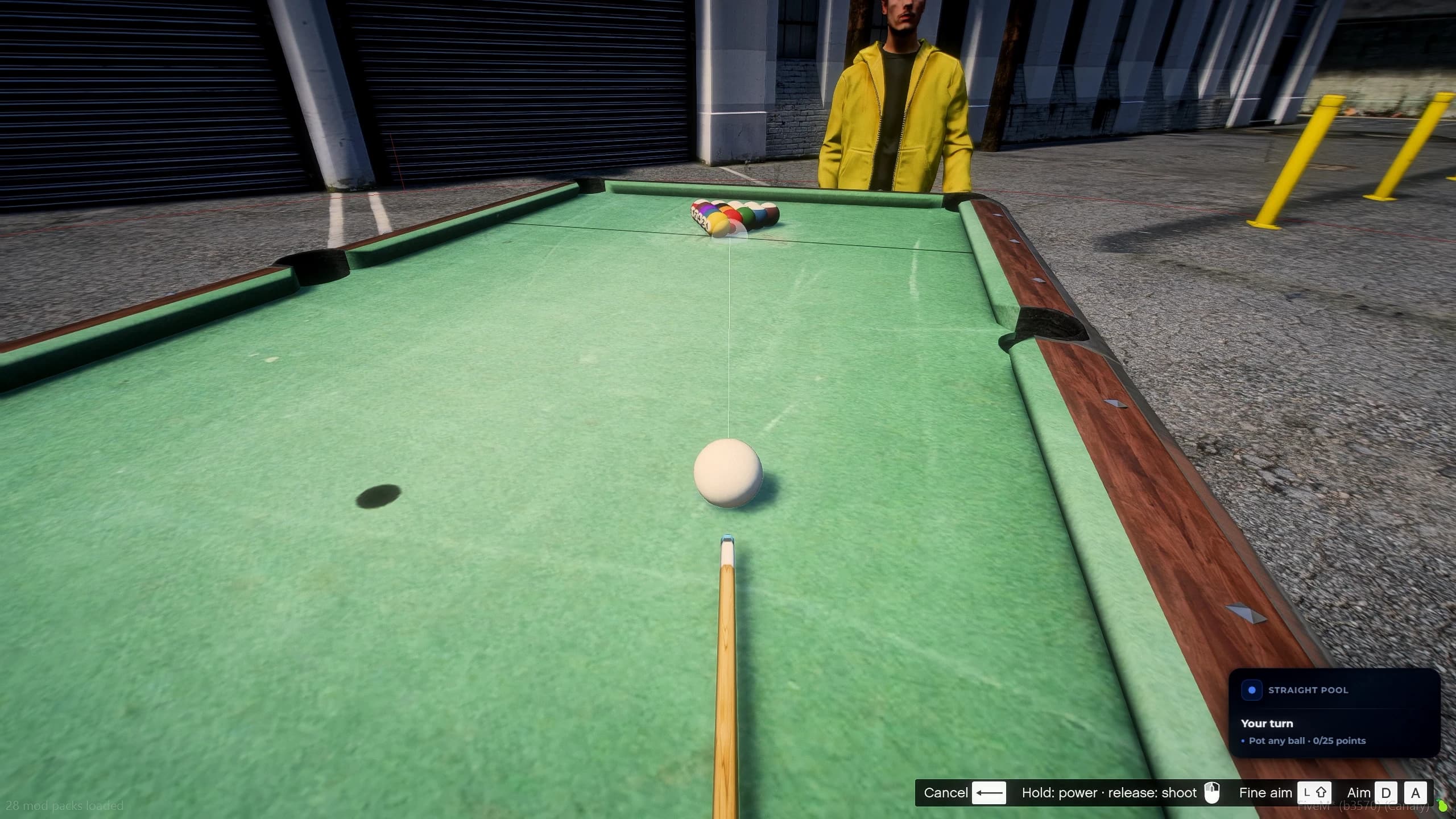 FiveM Pool Script realistic billiards table multiplayer physics for ESX QBCore and QBox