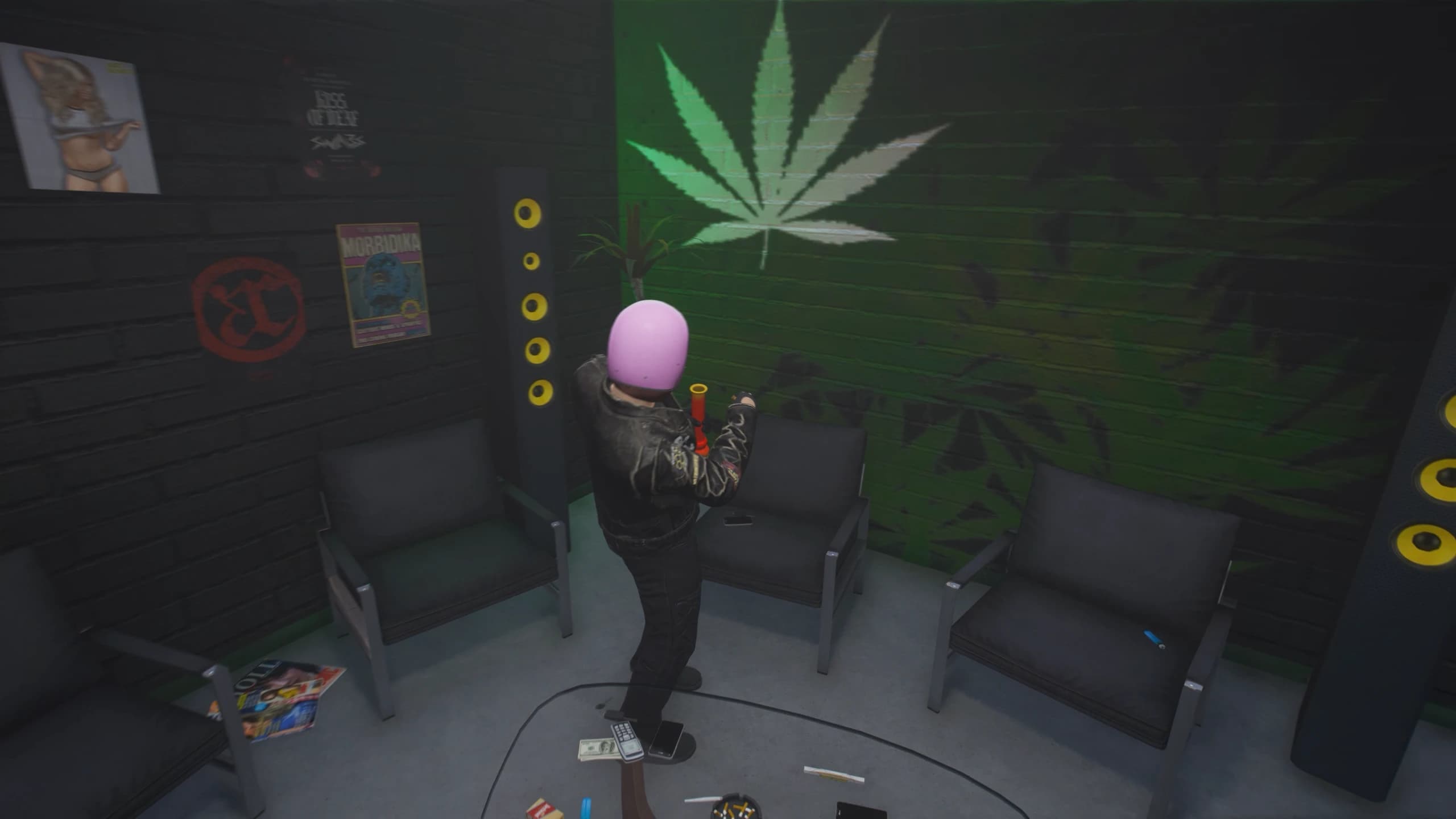 fivem weed shop mlo marijuana store interior drug system roleplay esx qb qbcore qbox legal illegal gameplay hybrid economy