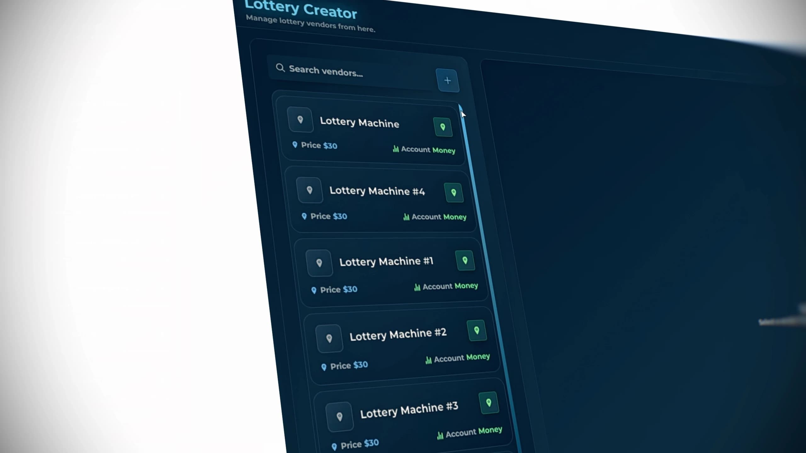 Modern lottery creator interface for FiveM