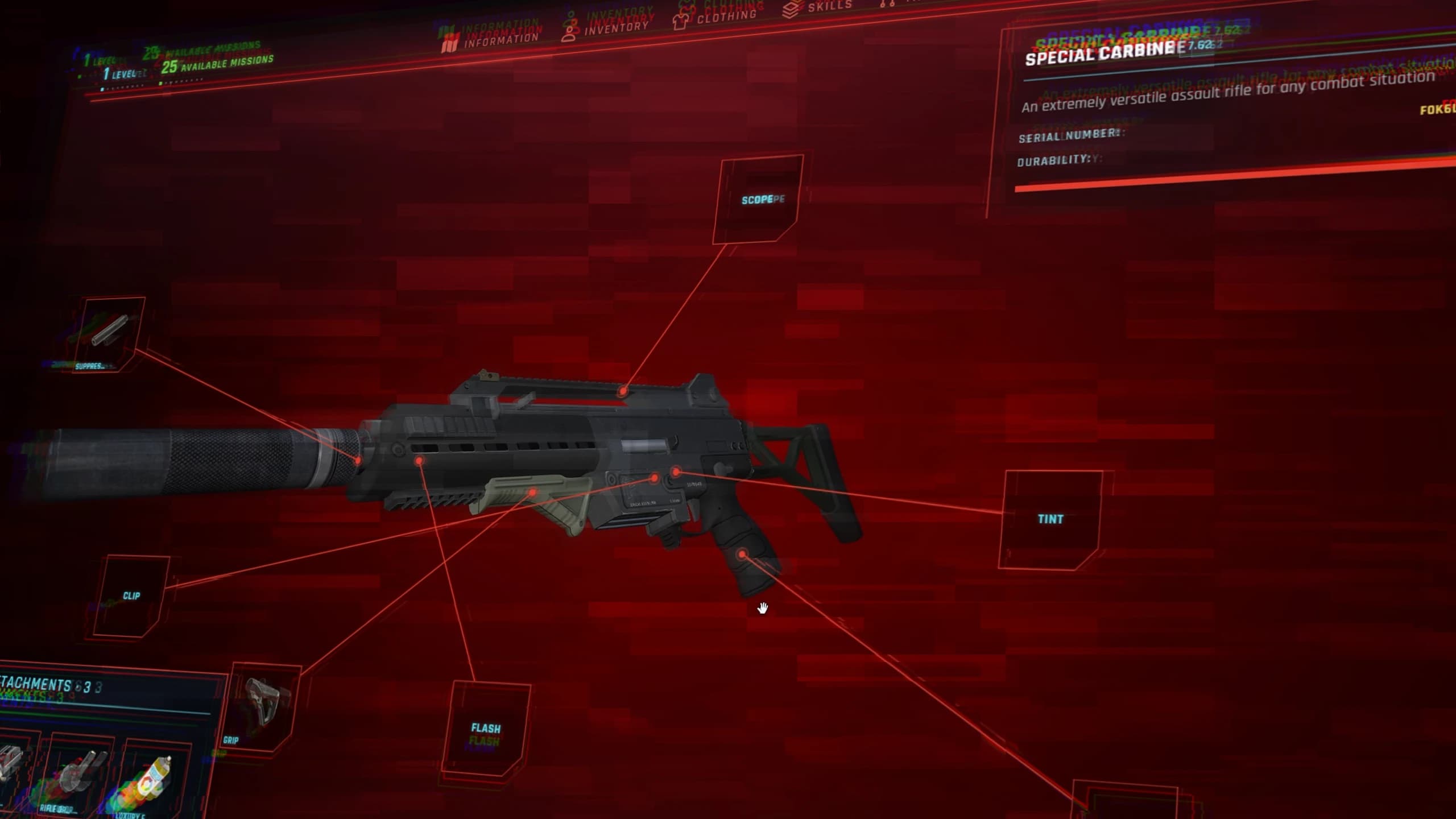 Cyberpunk FiveM Inventory Theme with RPG Progression Skill Tree Missions and Advanced UI]