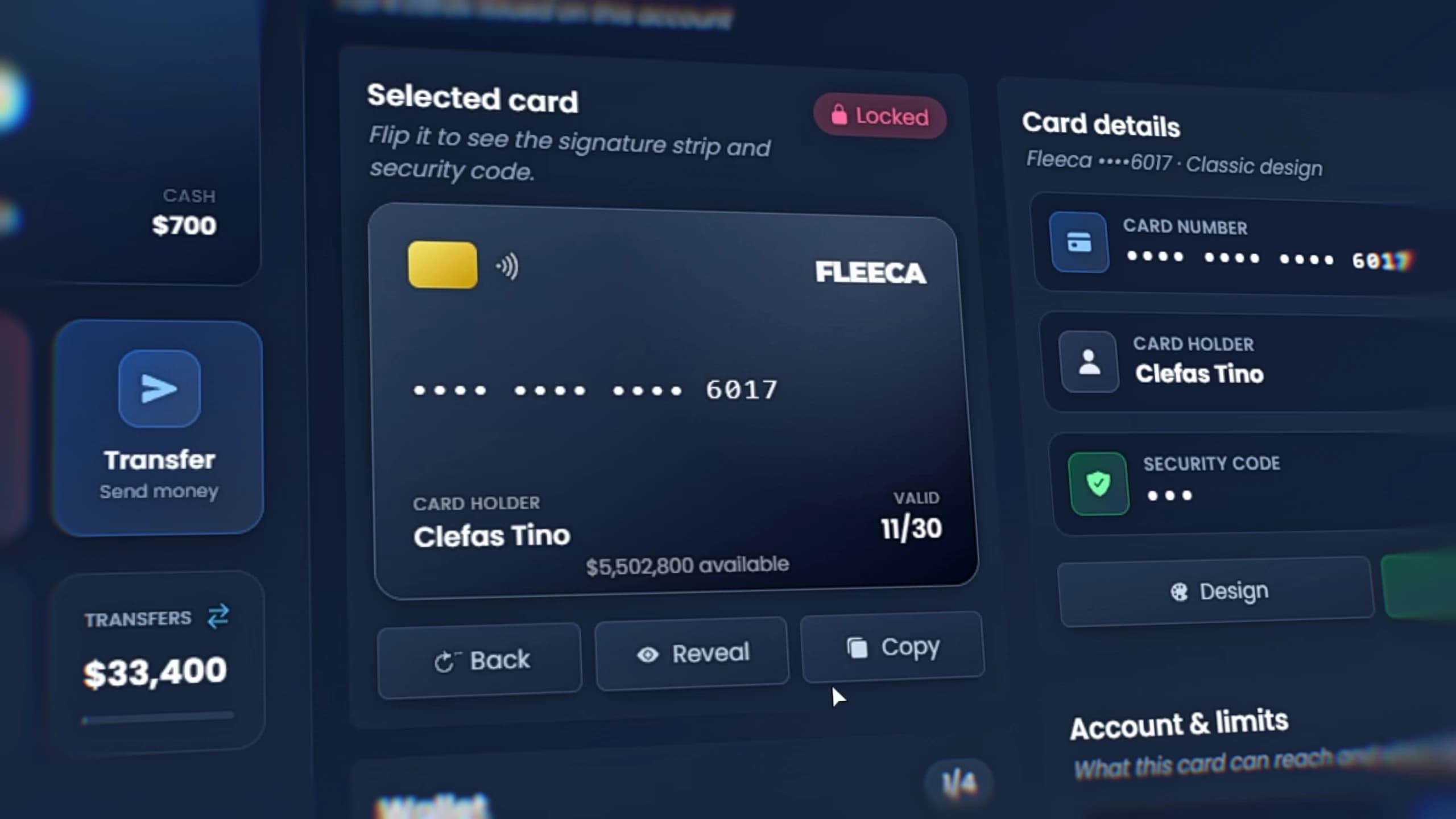 FiveM banking script showing accounts, transfers and transaction history