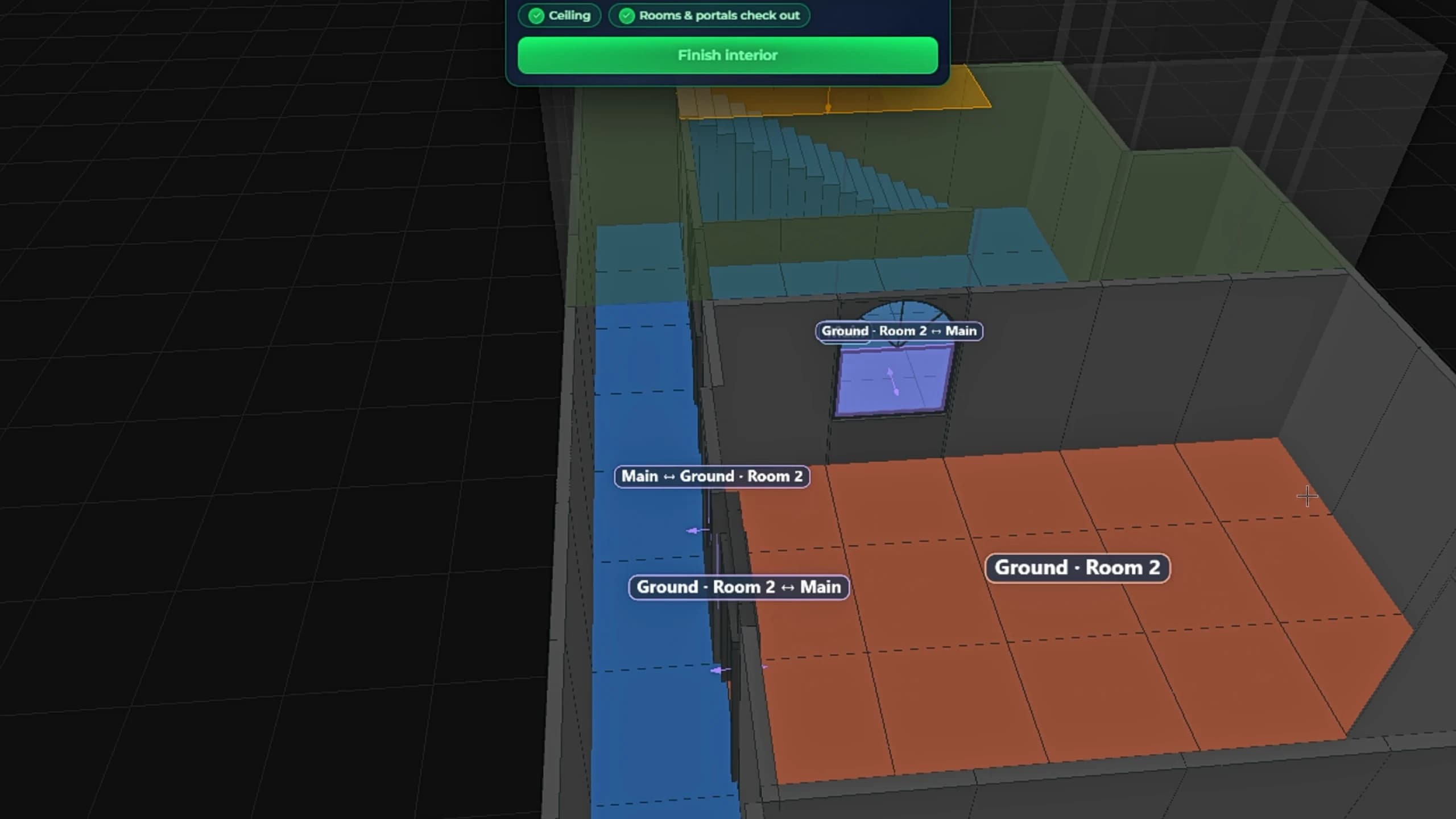 Creating a custom MLO interior from scratch in FiveM by painting the floor while the walls generate automatically