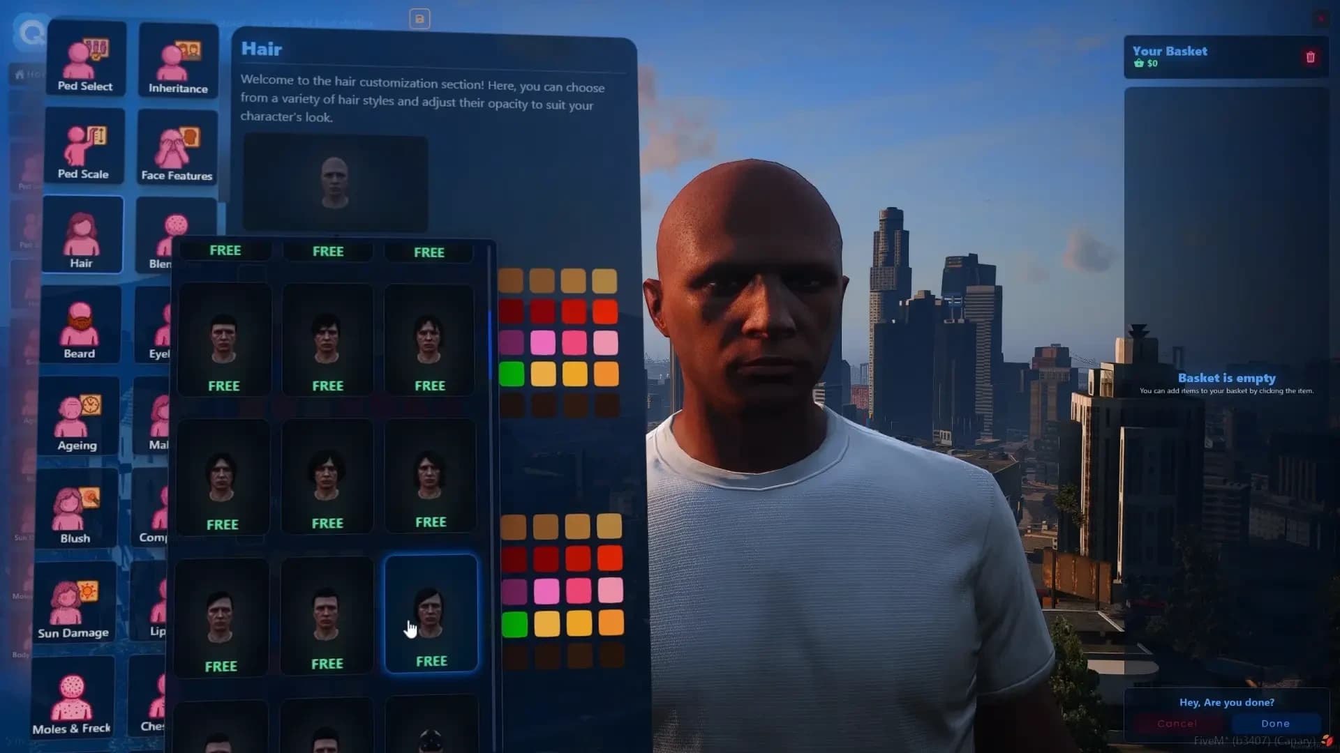 FiveM Quasar Appearance script advanced character customization clothing hair tattoos surgery roleplay system