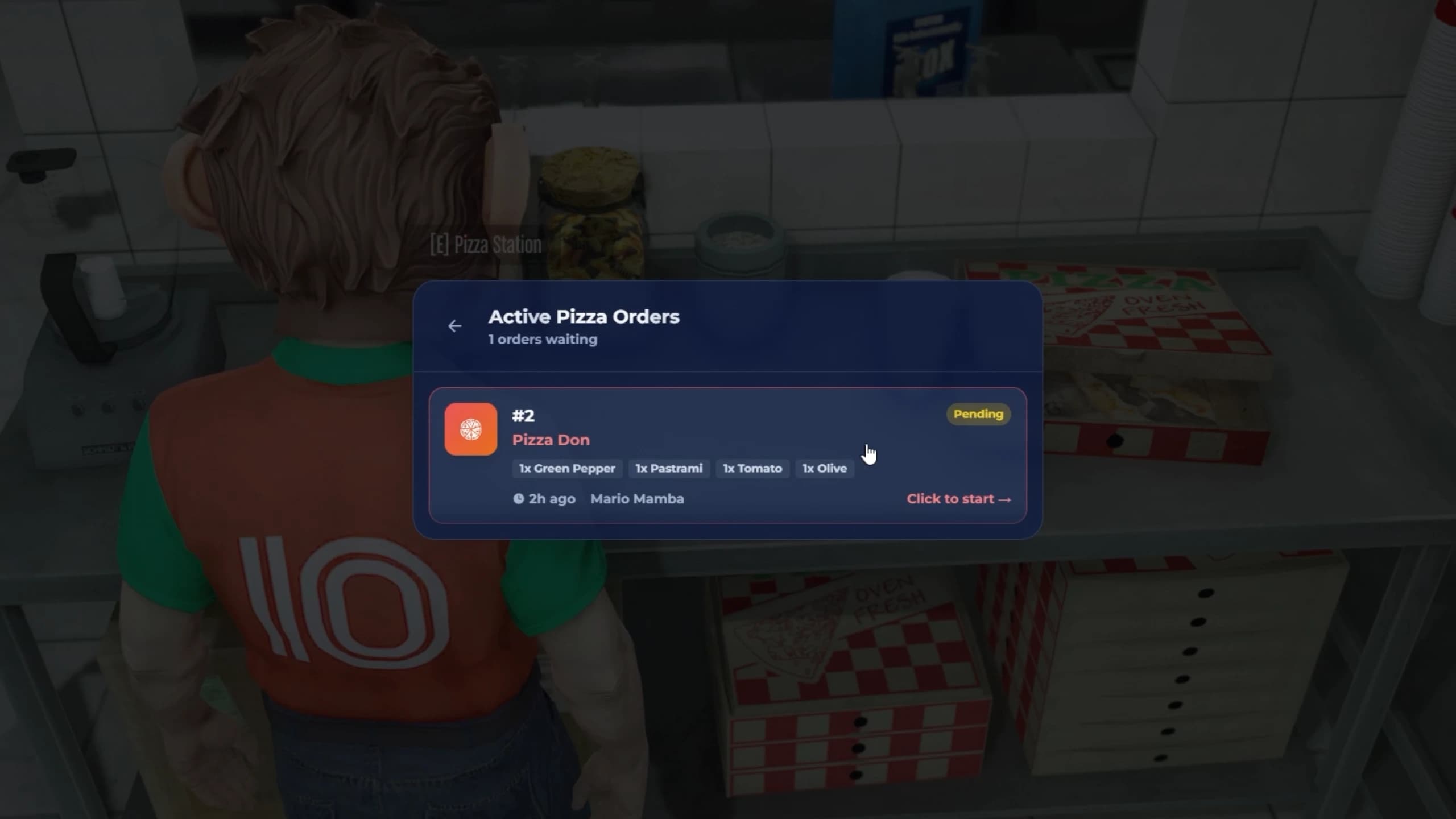 FiveM pizza burger custom food creation system ESX QBCore QBox restaurant menu gameplay roleplay cooking interface