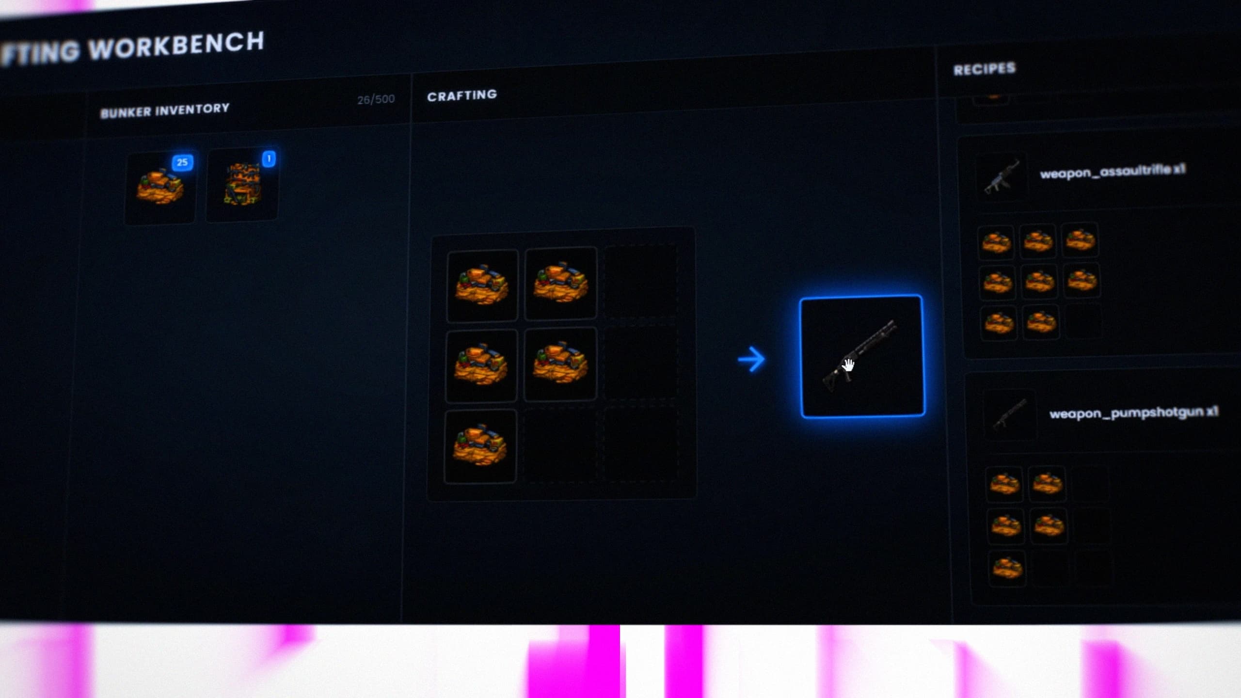 fivem crafting system minecraft style item crafting gta roleplay advanced crafting mechanics