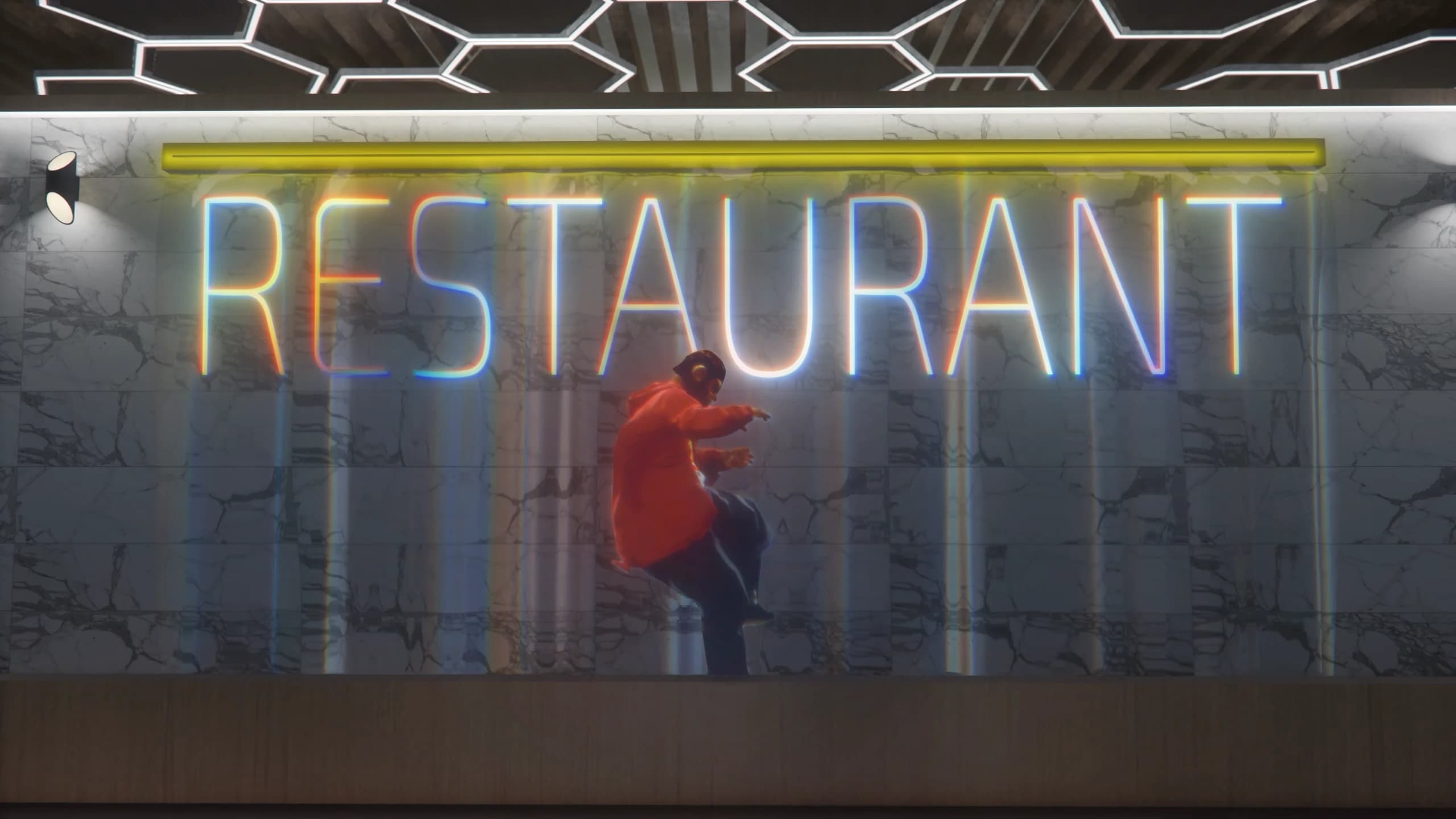 FiveM luxury restaurant MLO interior high quality roleplay map with bar dining area realistic design