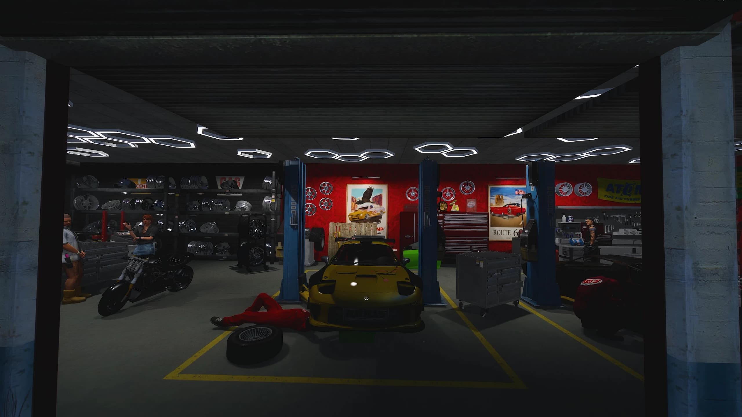 FiveM premium mechanic MLO optimized performance detailed garage workshop interior