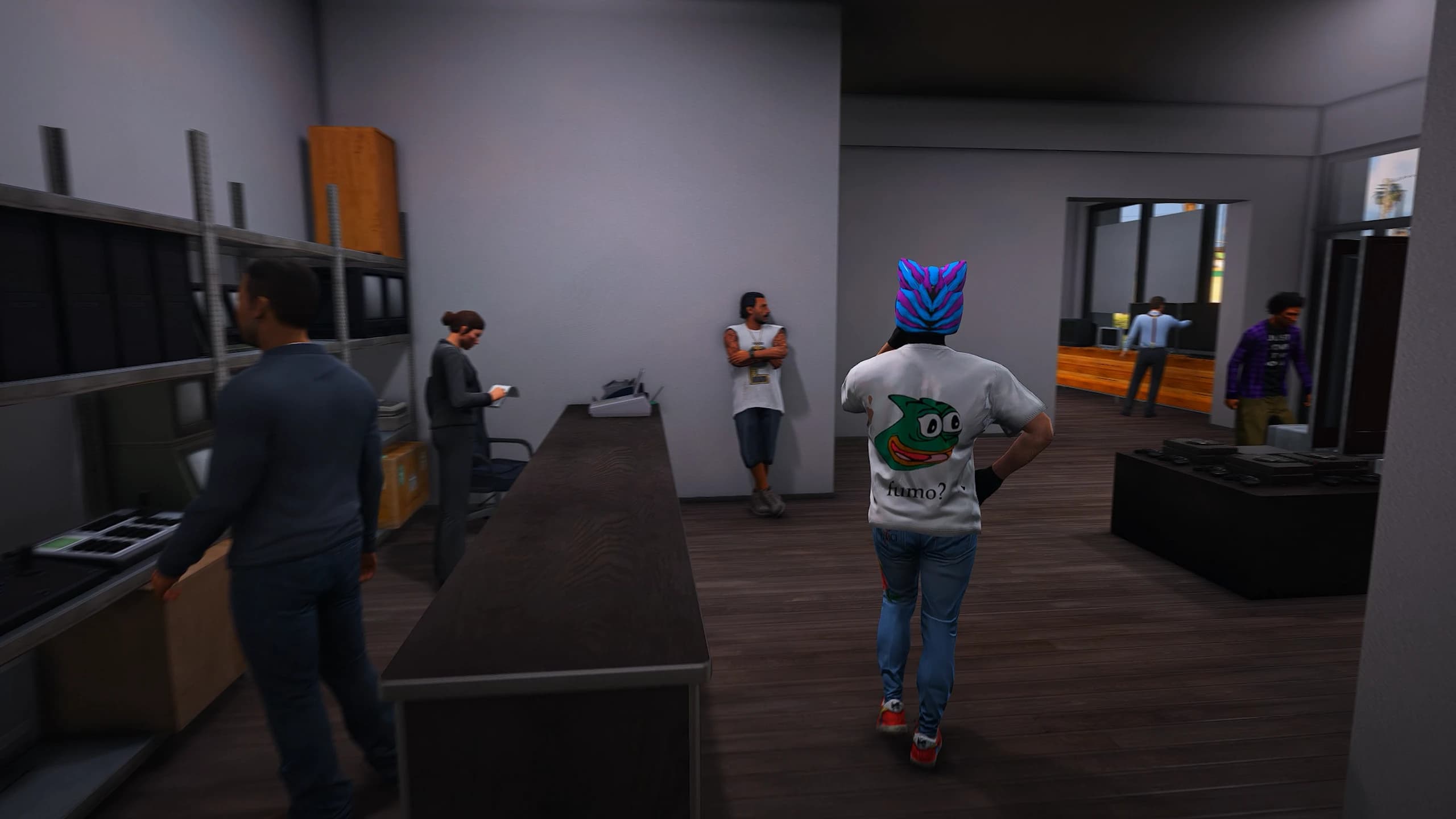 FiveM electronics store interior retail shop roleplay server business gameplay robbery scenarios immersive map