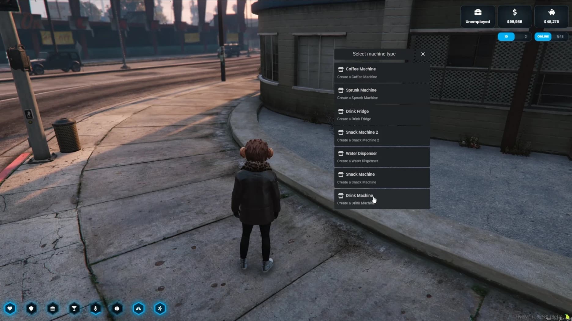 fivem vending machine placement system props anywhere map esx qb qbcore qbox roleplay server objects interaction