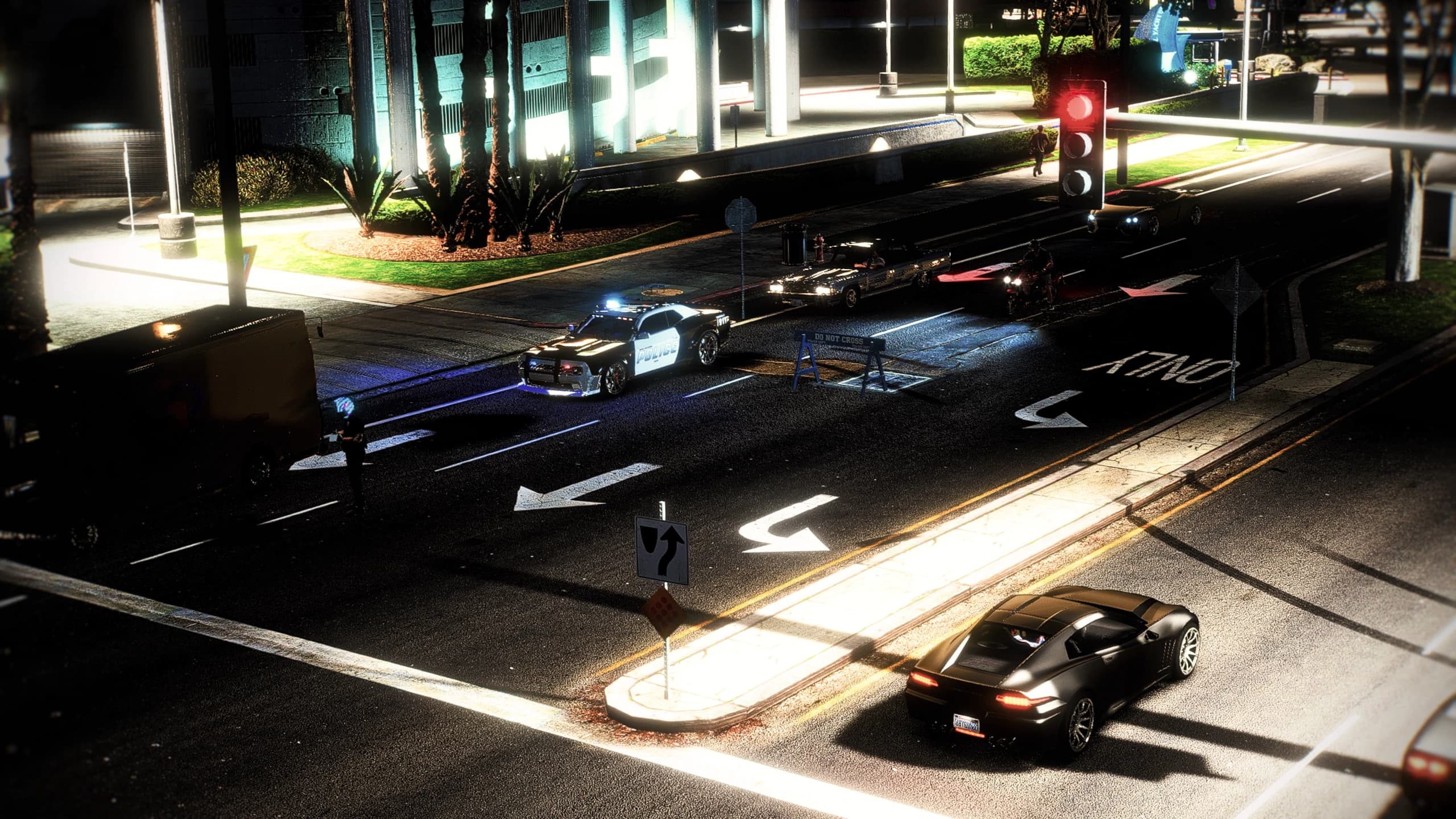 fivem police props cones barriers spike strips cctv placeable objects traffic control system esx qb qbcore qbox police roleplay tools