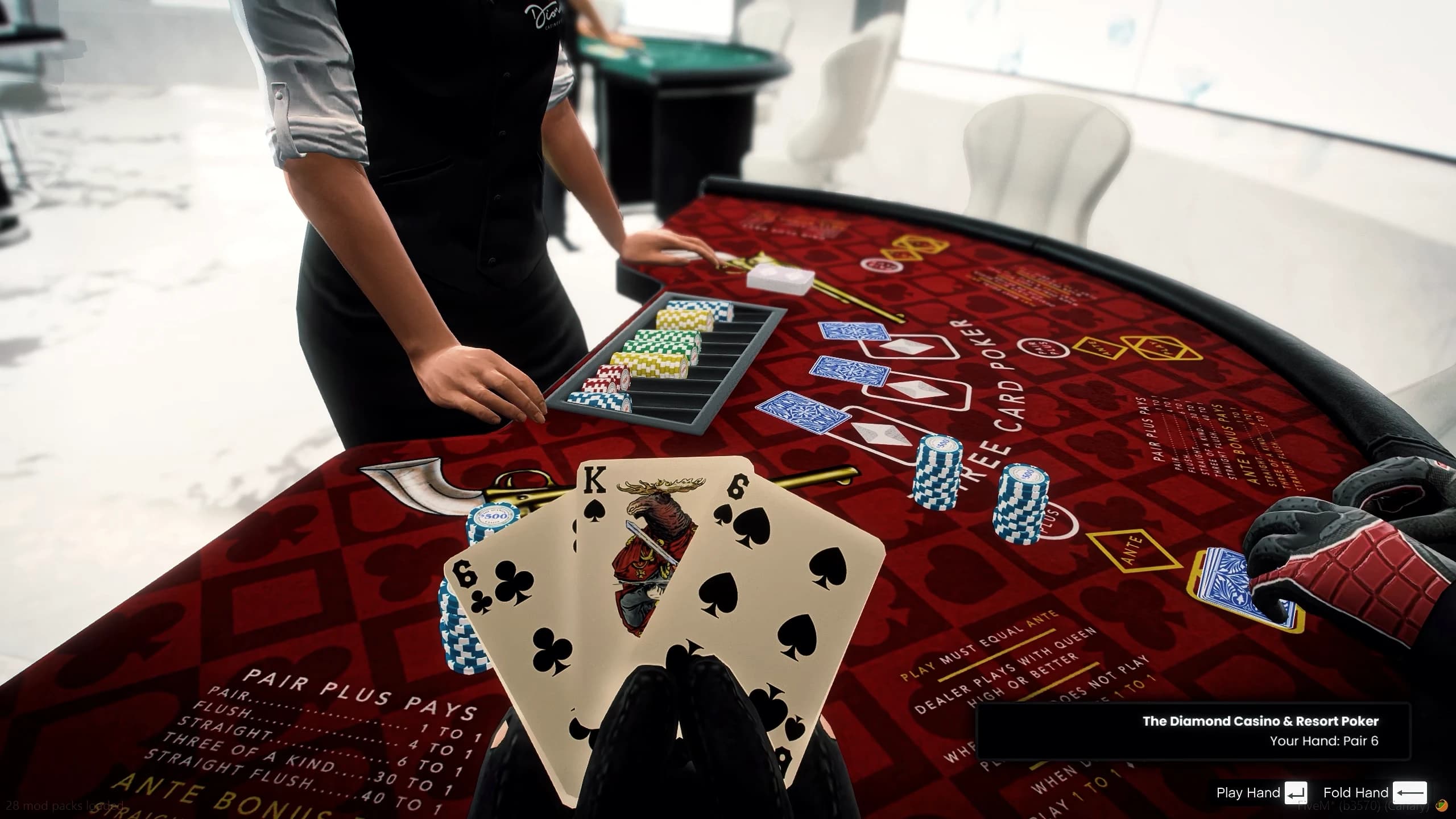 Diamond Casino FiveM complete entertainment system with luxury gameplay multiplayer events and VIP experiences