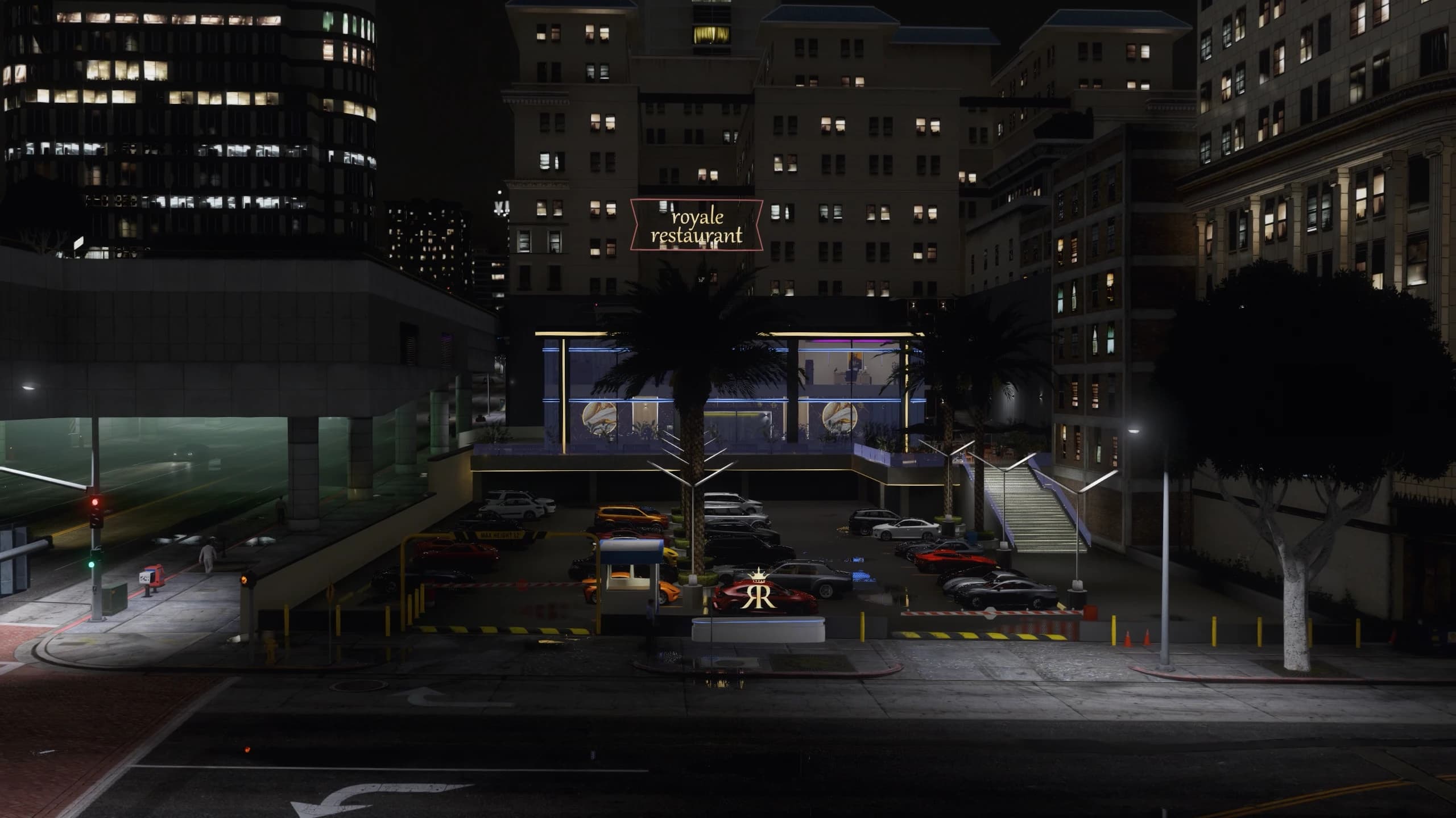 Advanced FiveM MLO lighting system cinematic night atmosphere luxury roleplay environment high performance map