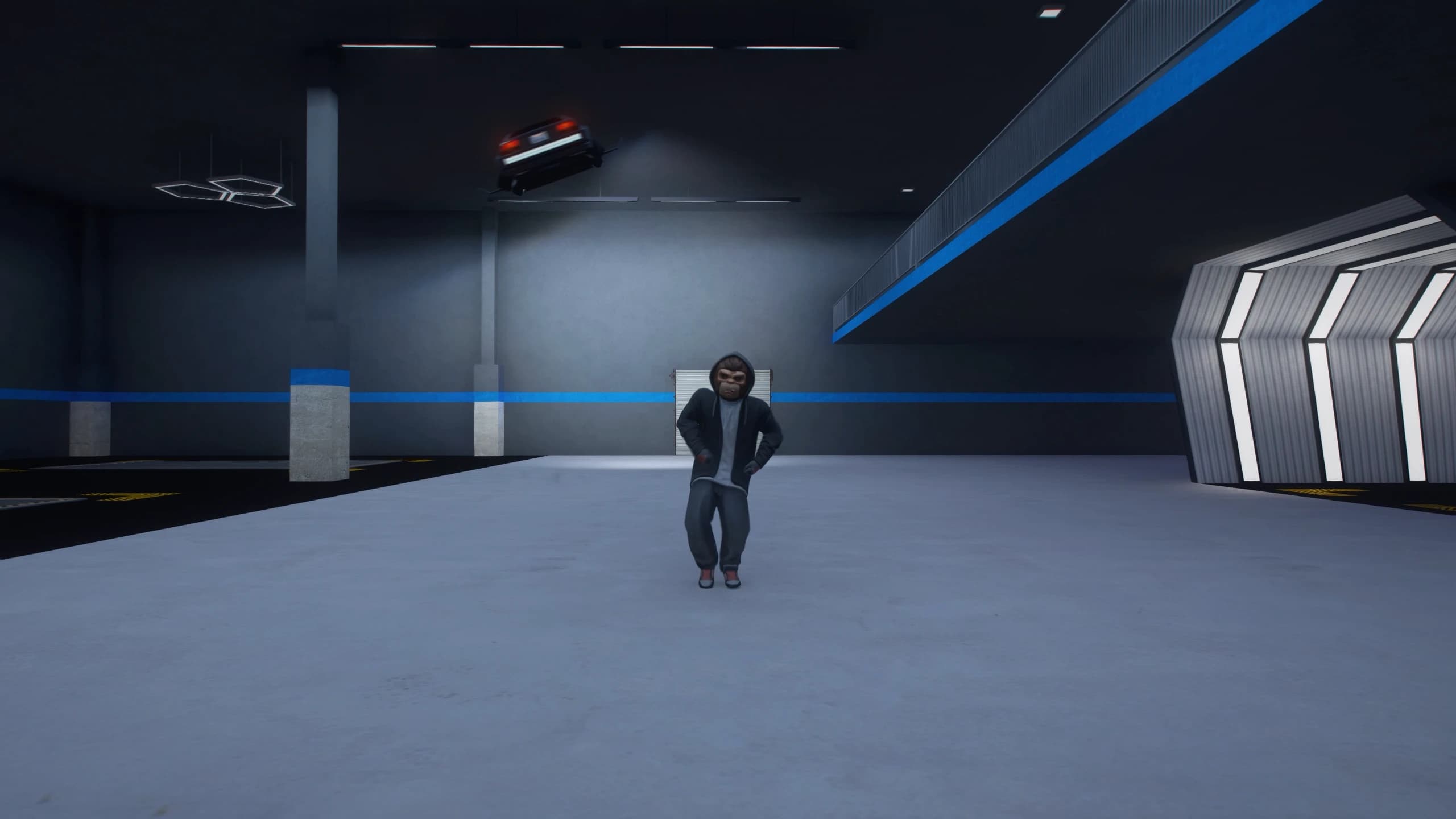FiveM garage living shell hybrid home garage interior modern design immersive roleplay