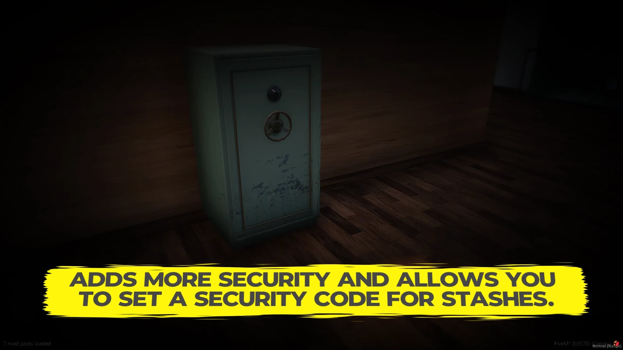 FiveM Quasar Housing stash system secure storage password protected inventory roleplay housing script