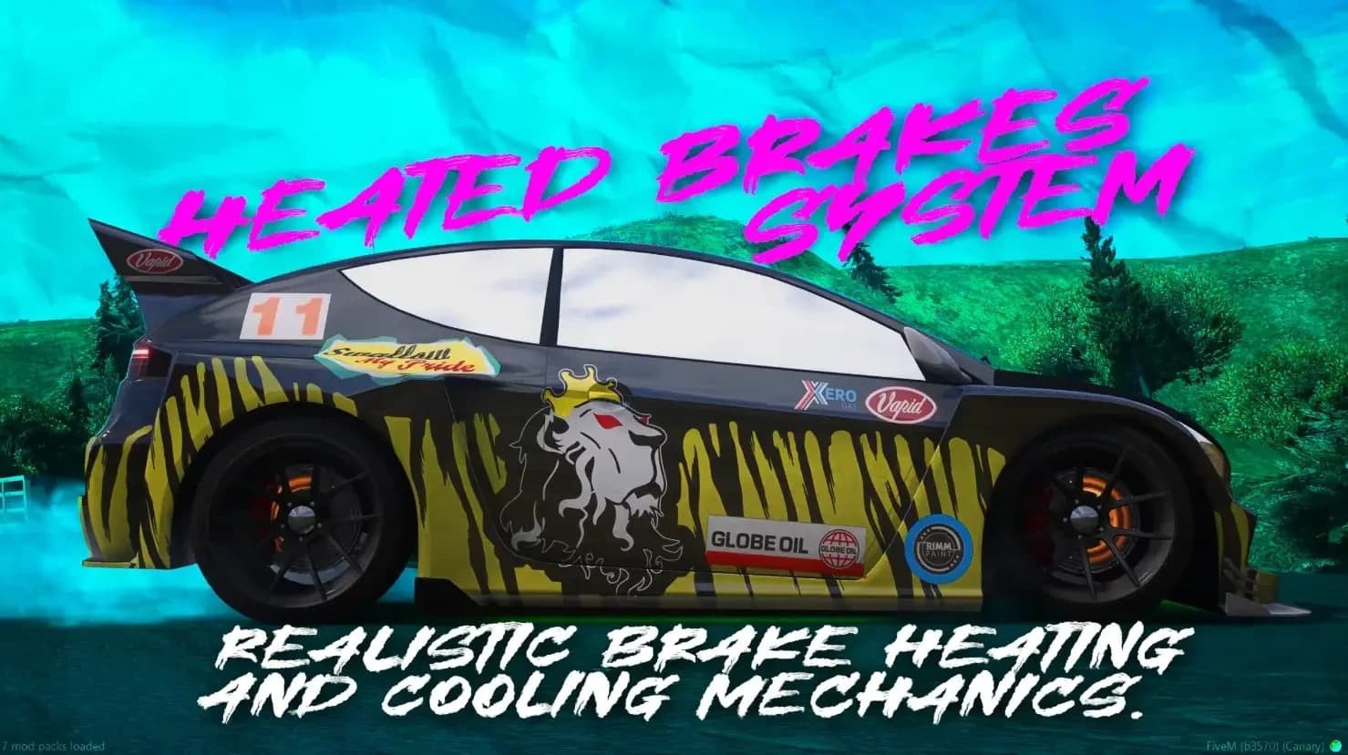 FiveM Quasar Mechanic brake heat system vehicle physics realistic driving roleplay cars
