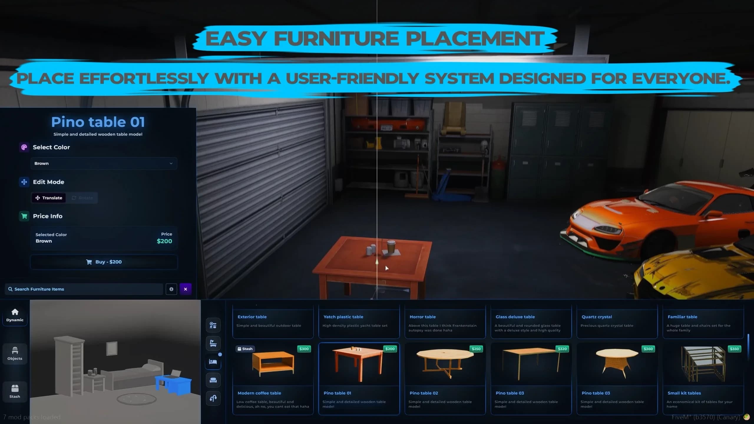 Boost your server performance with an optimized FiveM Garage System offering dynamic spawn logic, impounds, job garages, and seamless compatibility with all frameworks.