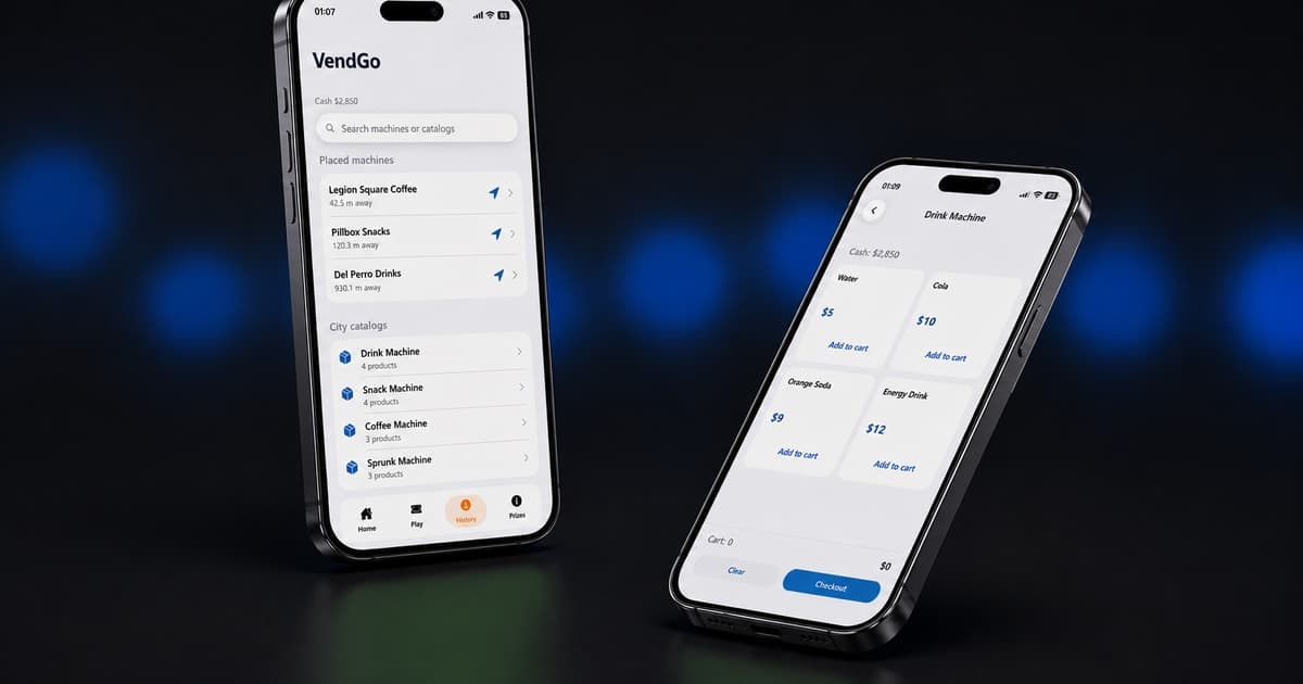 Vending Machines App