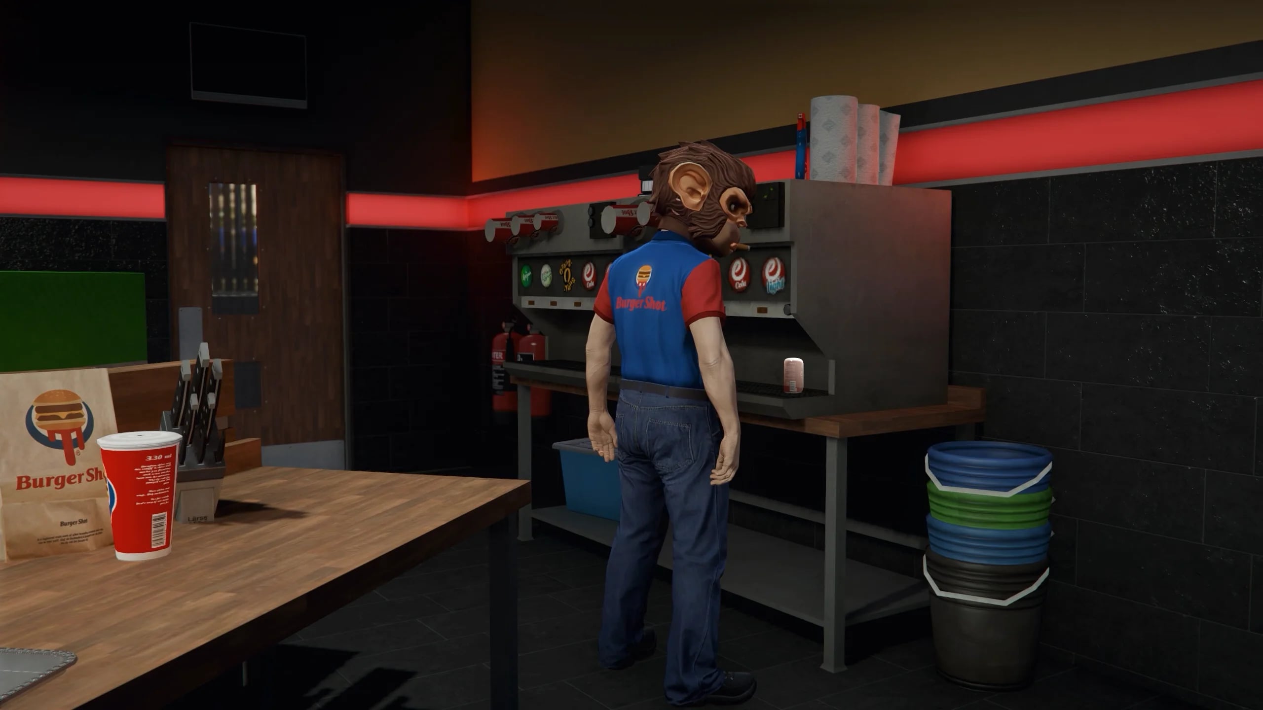 FiveM drink system beverage gameplay ESX QBCore QBox restaurant bar roleplay serving interface