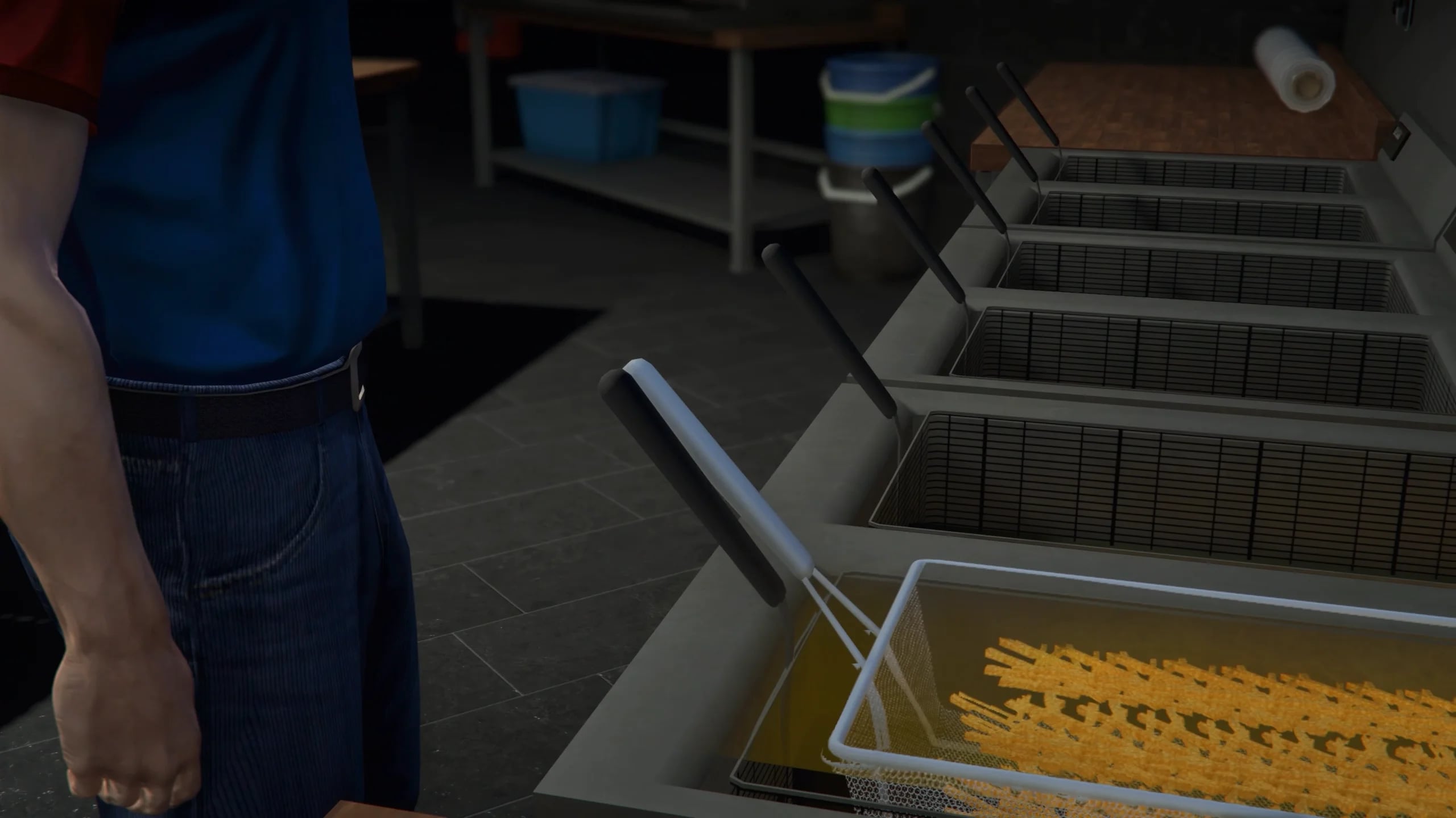 FiveM frying system fries cooking animations ESX QBCore QBox realistic kitchen gameplay roleplay interface