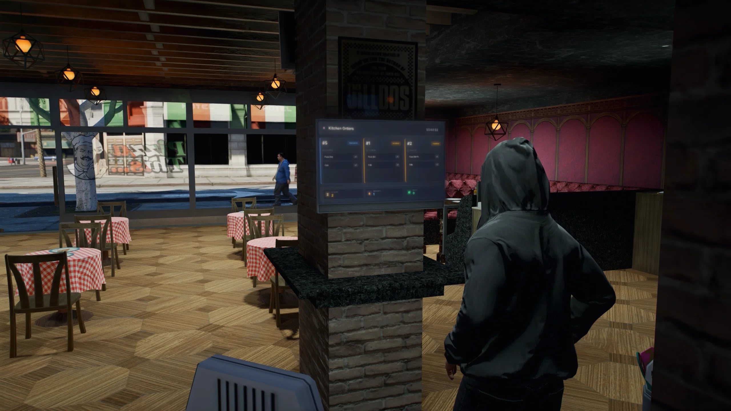 Kitchen display system for FiveM RP