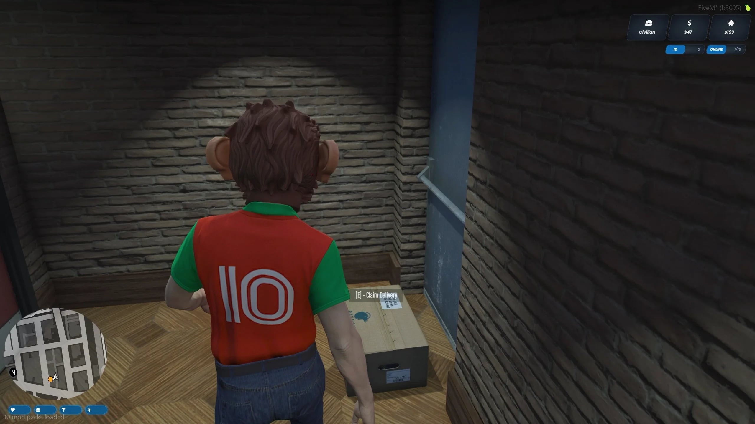 FiveM food delivery supply system ESX QBCore QBox restaurant stock management roleplay gameplay interface