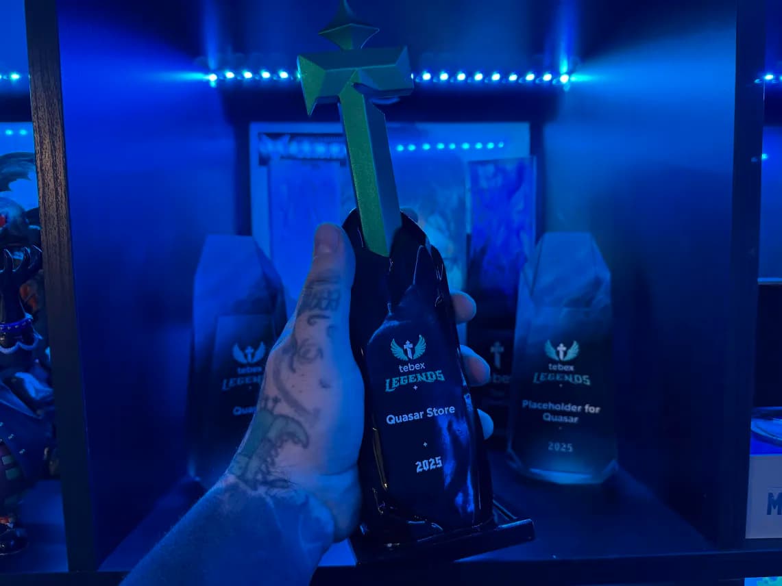 Quasar Store wins its sixth Tebex award and reinforces its position as the best FiveM scripts store