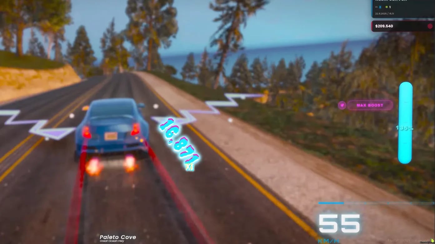 Enhance your server with a powerful FiveM Drift Script featuring custom physics, score combos, drift zones, leaderboards, and tuning support for any framework.