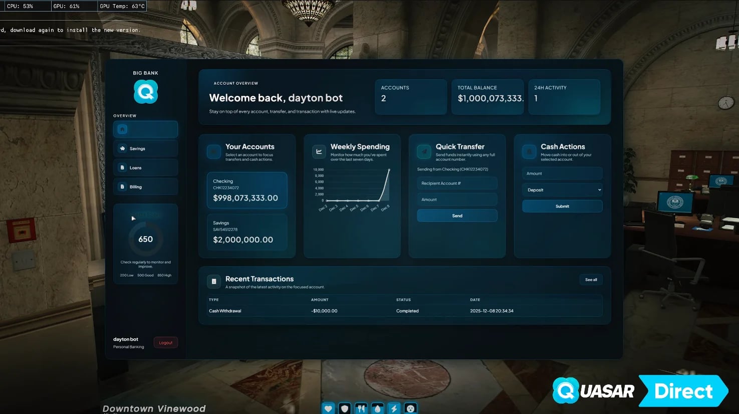 Professional FiveM scripts and addons for ESX/QB/QBCore/QBox servers, built for stability, scalability, and immersive gameplay.