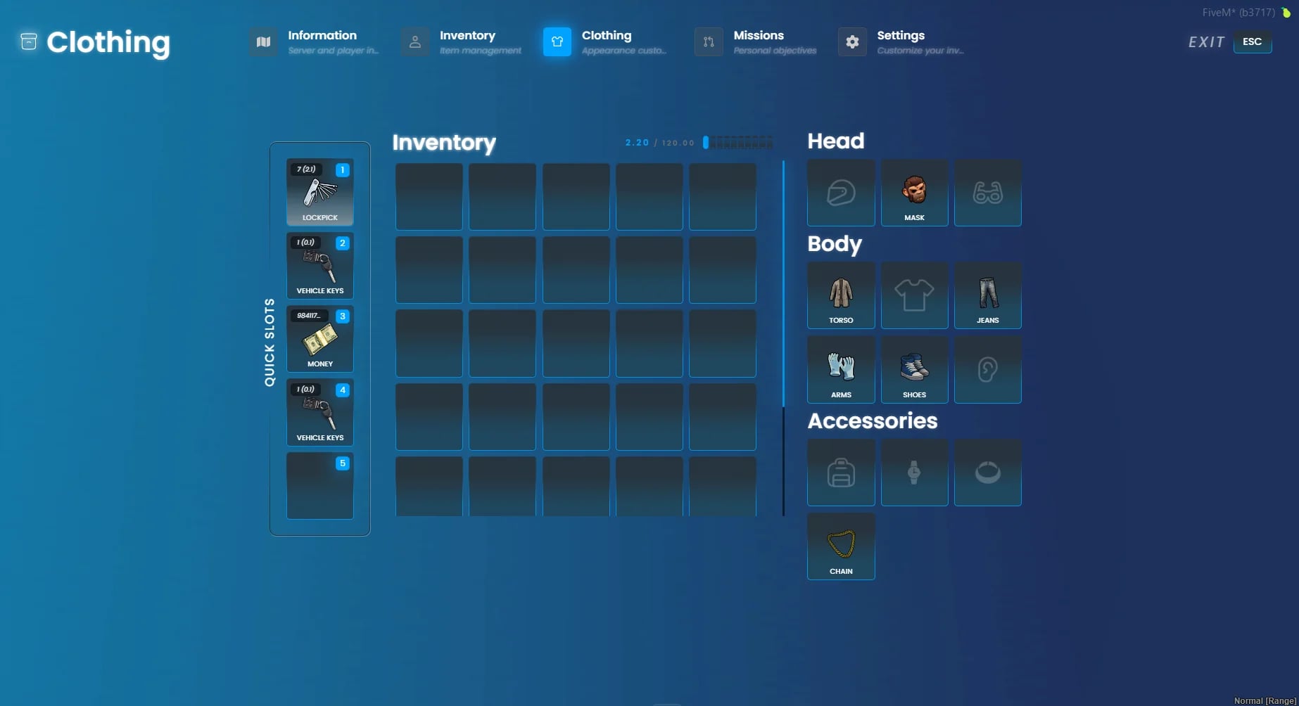 fivem inventory performance, fivem inventory optimized, lightweight fivem inventory, fast fivem inventory, stable fivem inventory, fivem inventory high performance, fivem server inventory