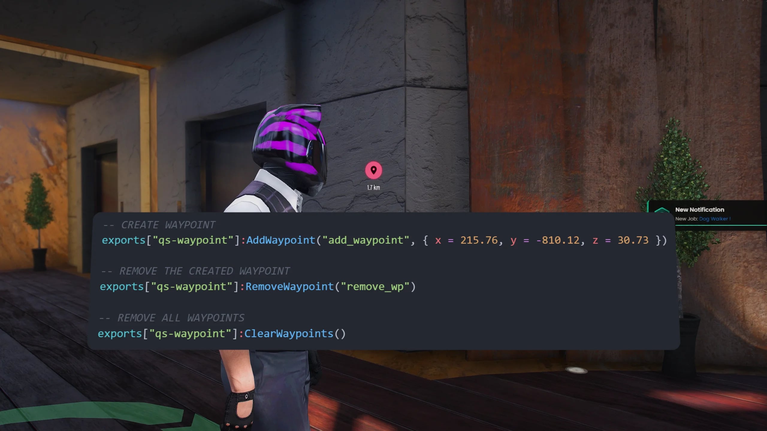 movement based waypoint, vehicle waypoint fivem, on foot waypoint fivem, adaptive waypoint system, conditional waypoint fivem, roleplay rules waypoint