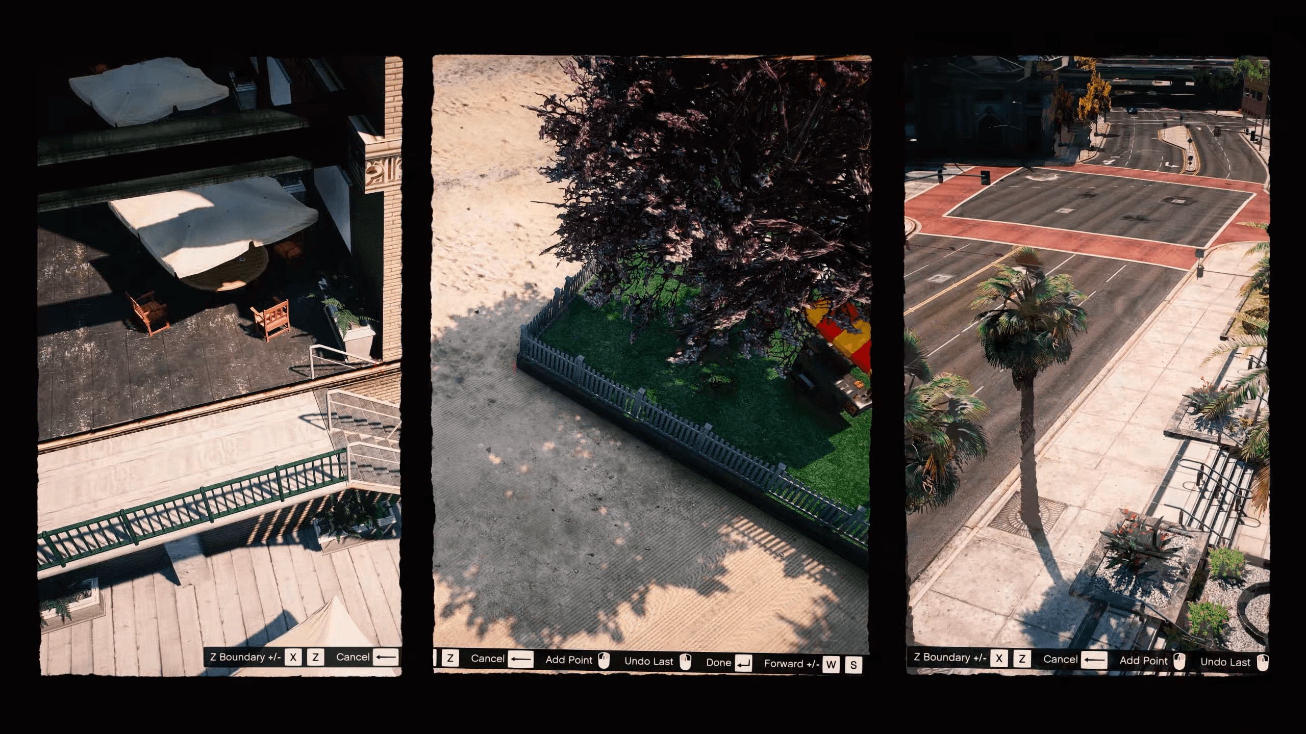 Safezone system for FiveM compatible with ESX, QB, QBox and QBCore, create secure safe zones with full control, notifications, healing options and optimized performance for any roleplay server.