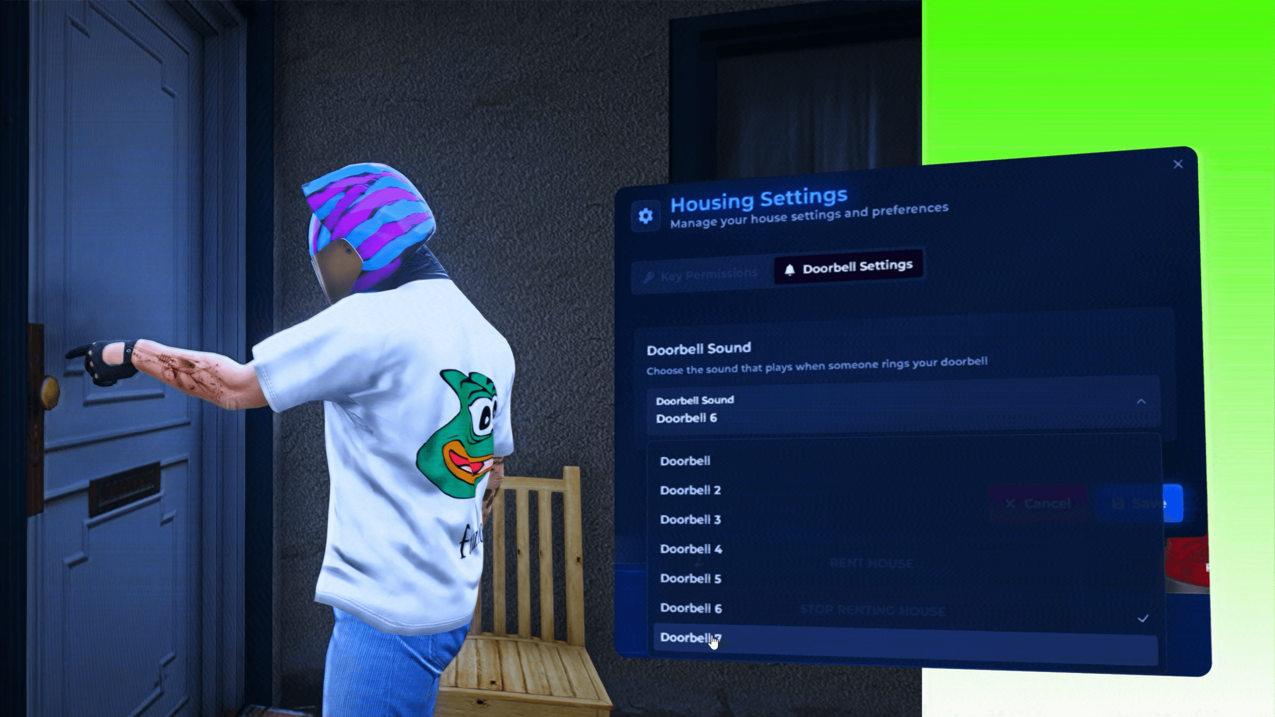 FiveM housing update showing dynamic home cleaning systems with manual sweeping and robot vacuum cleaners, adding realism and responsibility to Quasar Housing 5.2 properties.