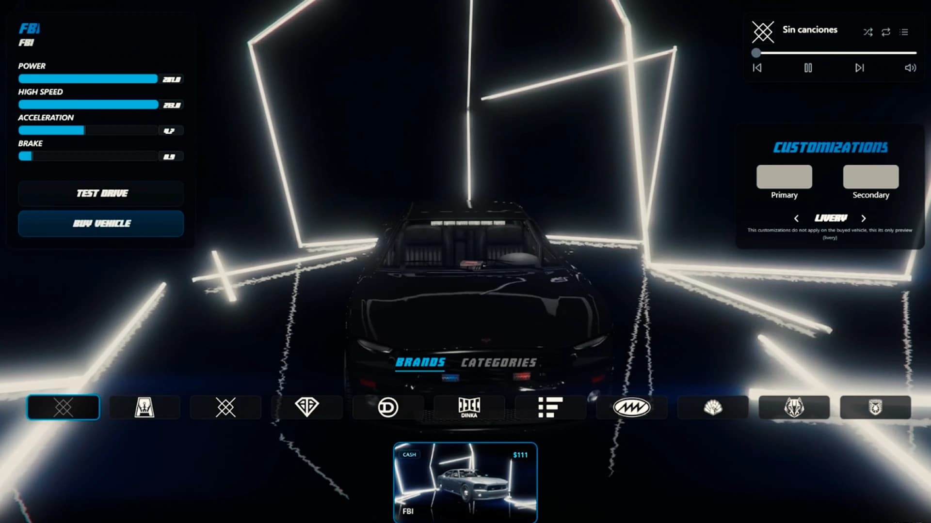 FiveM Quasar Vehicle Shop script advanced dealership system showroom 3D preview test drive roleplay vehicles