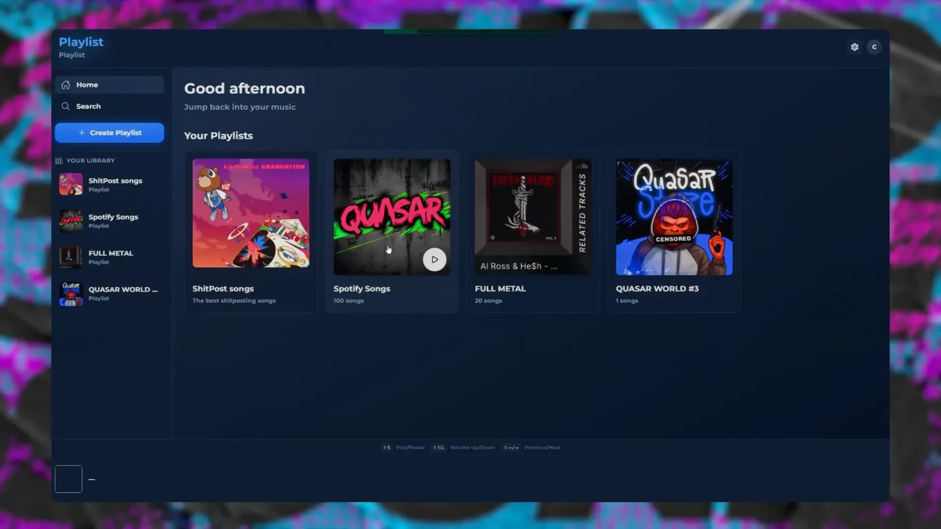 FiveM Quasar 3D Sound playlist system music manager real time audio roleplay