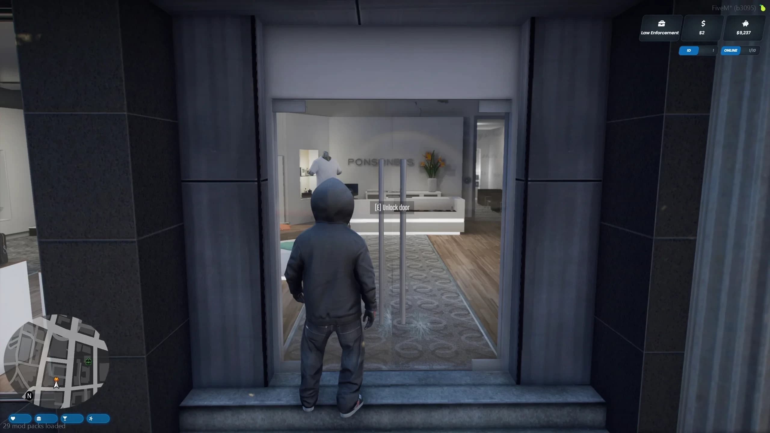 Custom door placement system for FiveM roleplay
