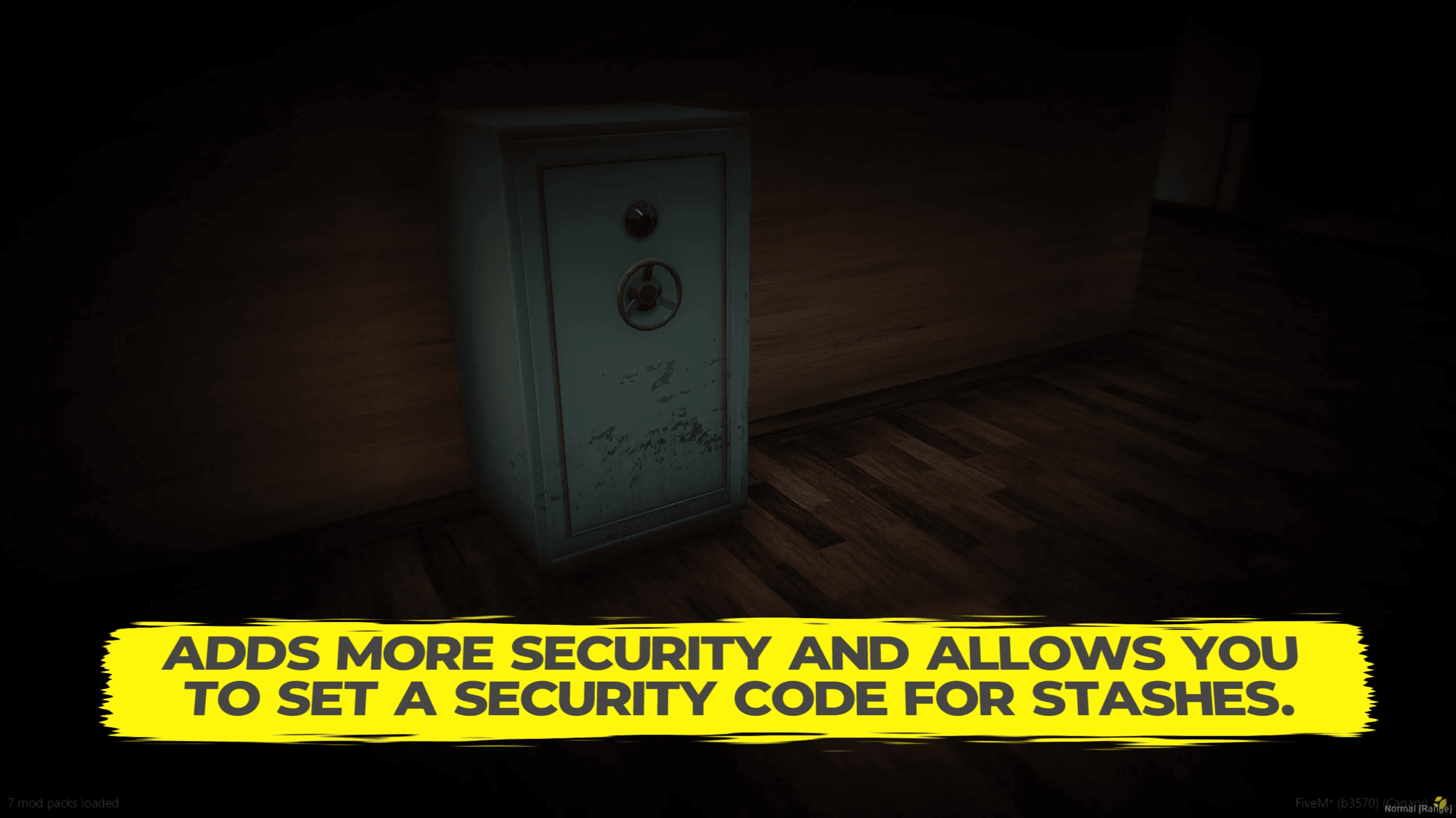 FiveM Quasar Housing stash system secure storage password protected inventory roleplay housing script