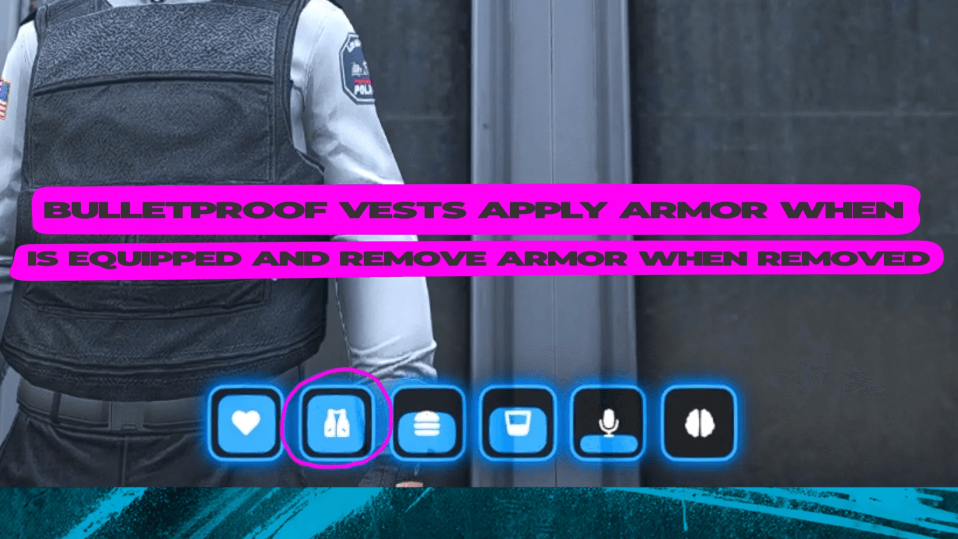 FiveM Quasar Inventory armor system vest equipment survivability combat roleplay inventory