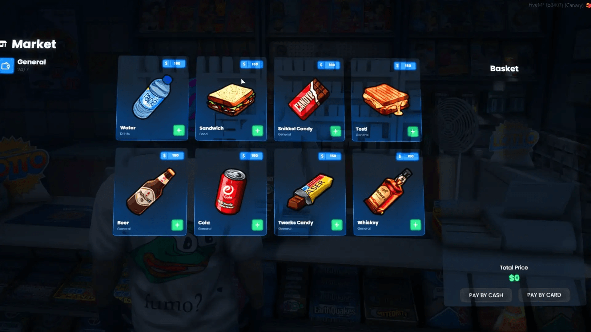 FiveM Quasar Inventory advanced shop system integration buy sell items roleplay economy inventory