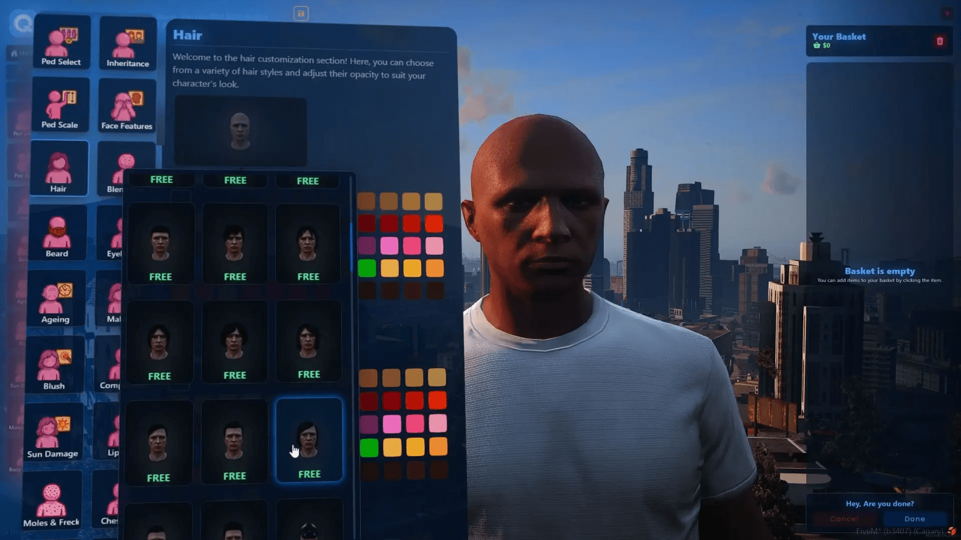 FiveM Quasar Appearance script advanced character customization clothing hair tattoos surgery roleplay system