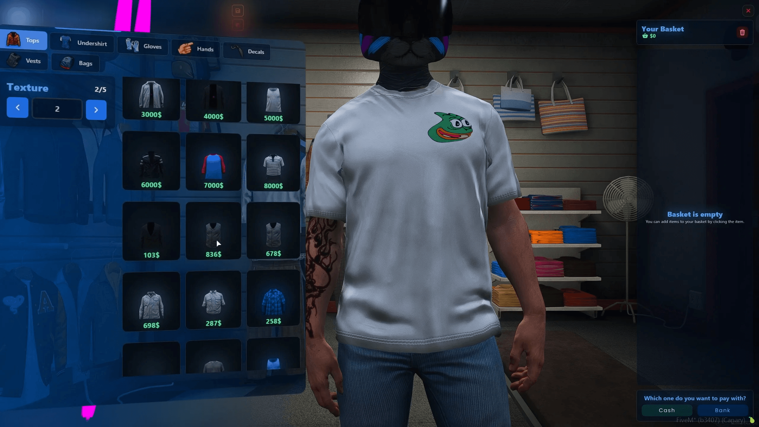 FiveM Quasar Appearance custom clothing integration system automatic previews categories roleplay clothing script
