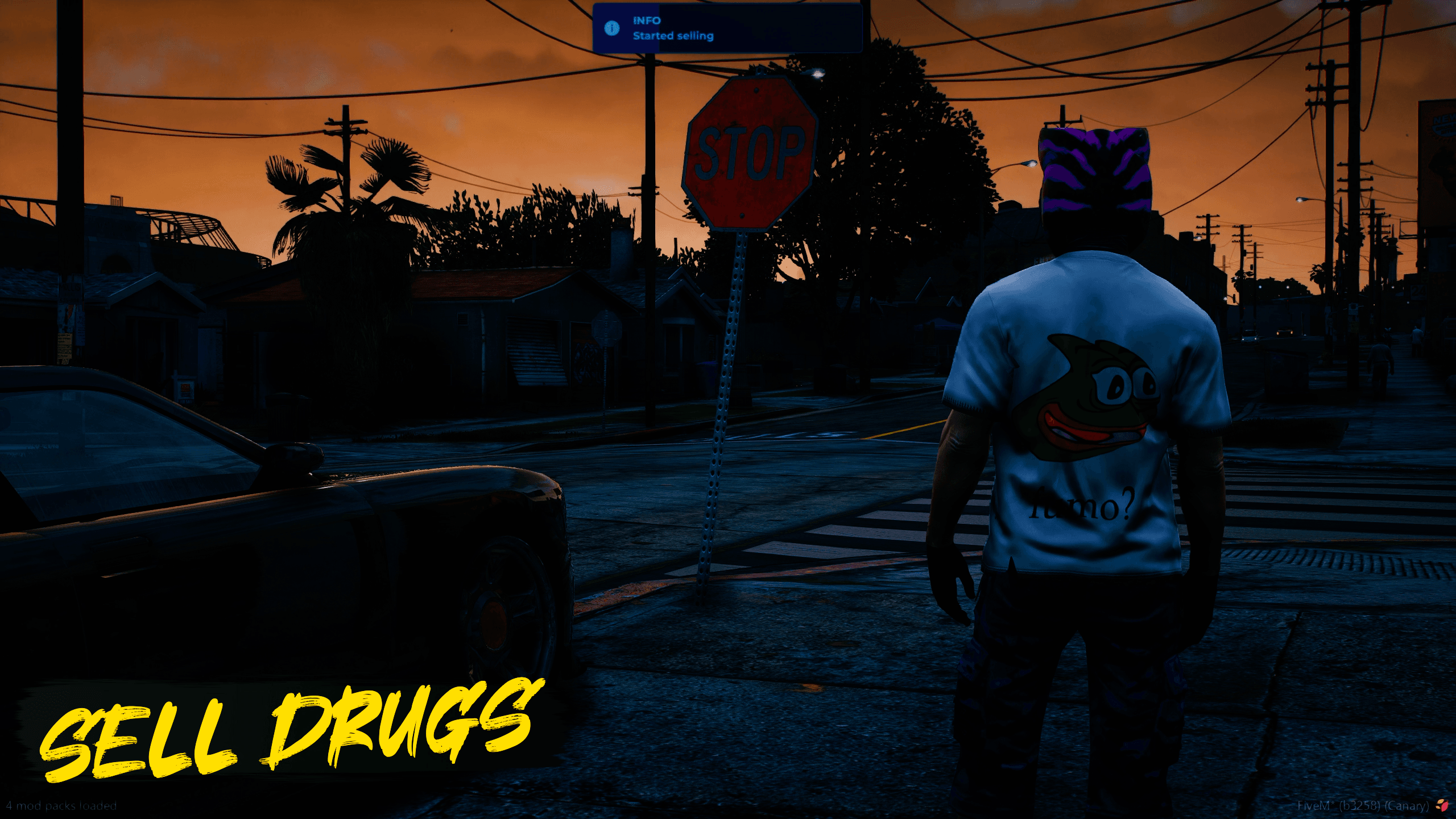 FiveM Quasar Crime Creator drug selling system street crime roleplay gangs economy