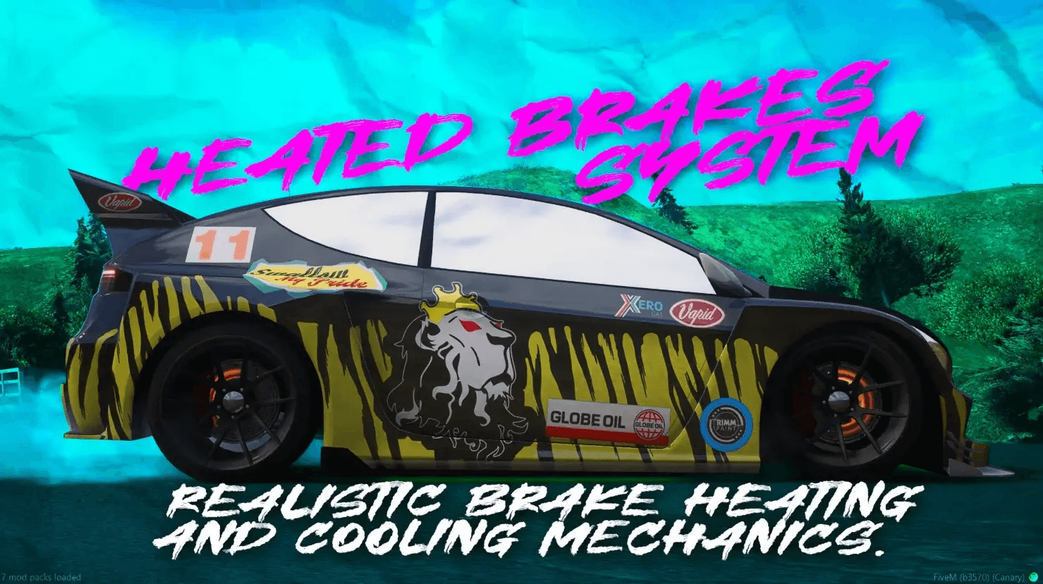 FiveM Quasar Mechanic brake heat system vehicle physics realistic driving roleplay cars
