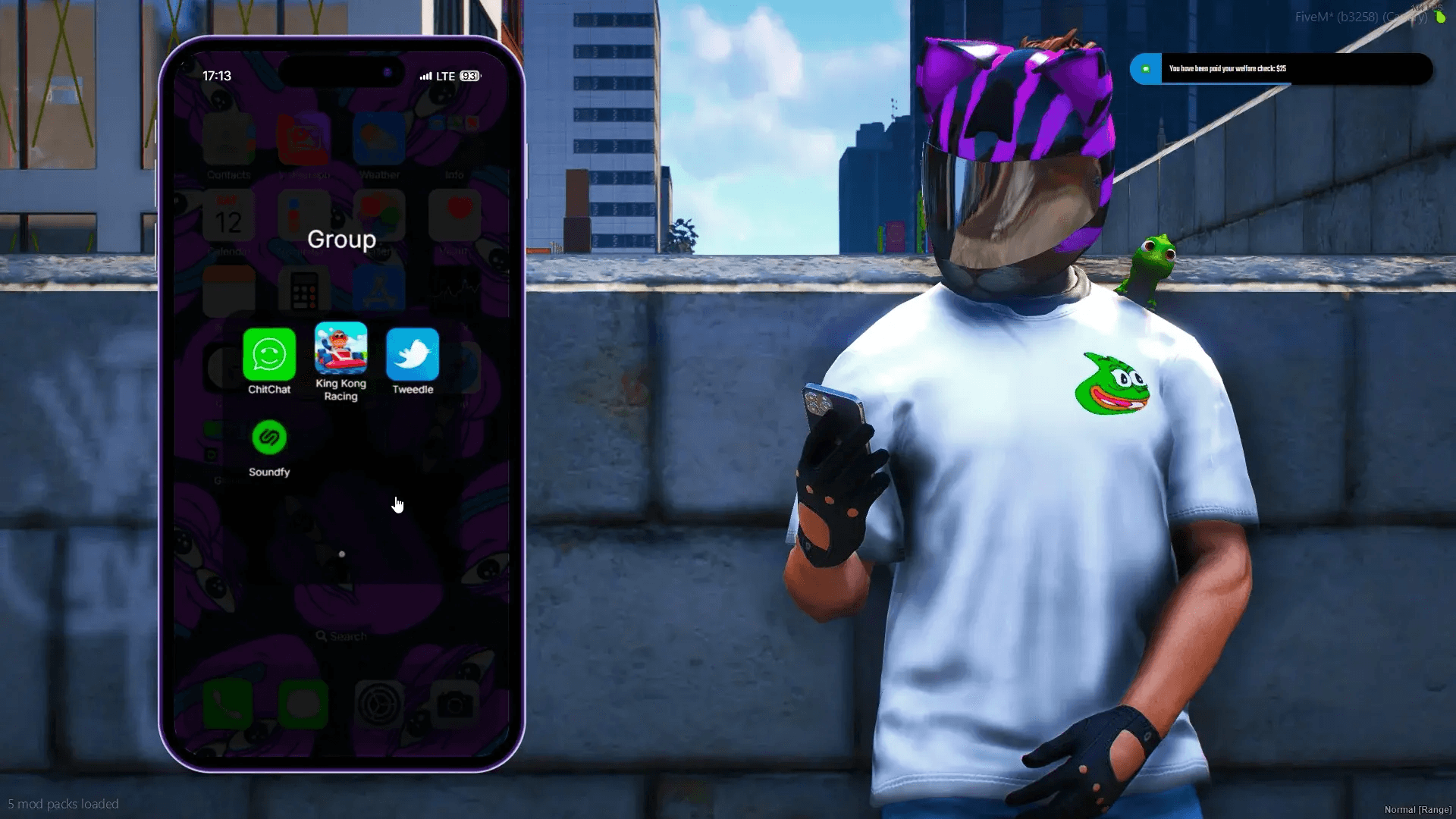 FiveM Quasar Smartphone folders system app organization clean UI navigation roleplay phone