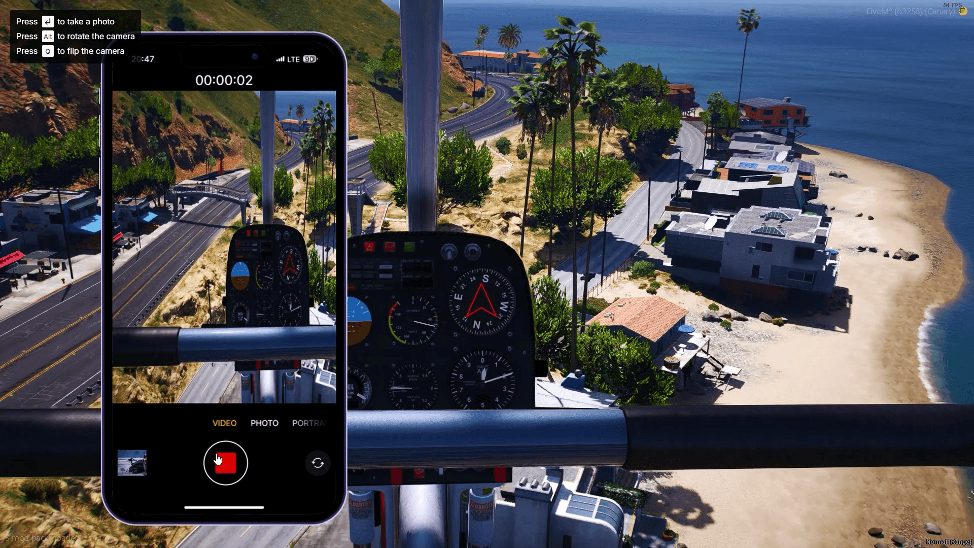 FiveM Quasar Smartphone camera system streaming gallery photos videos roleplay phone