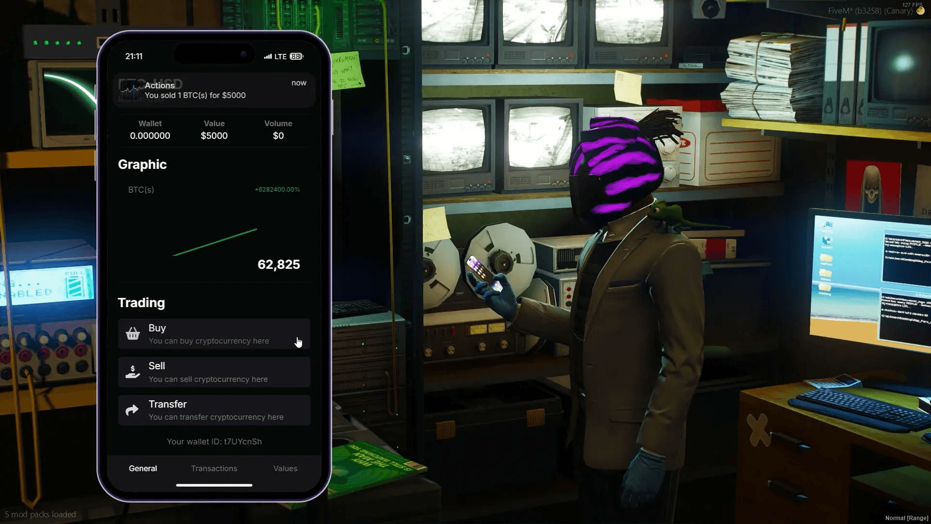 FiveM Quasar Smartphone security system PIN recovery developer apps template roleplay phone