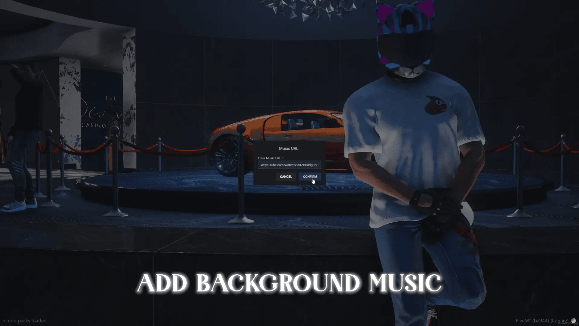 FiveM Quasar Casino music system custom audio ambience roleplay casino environment