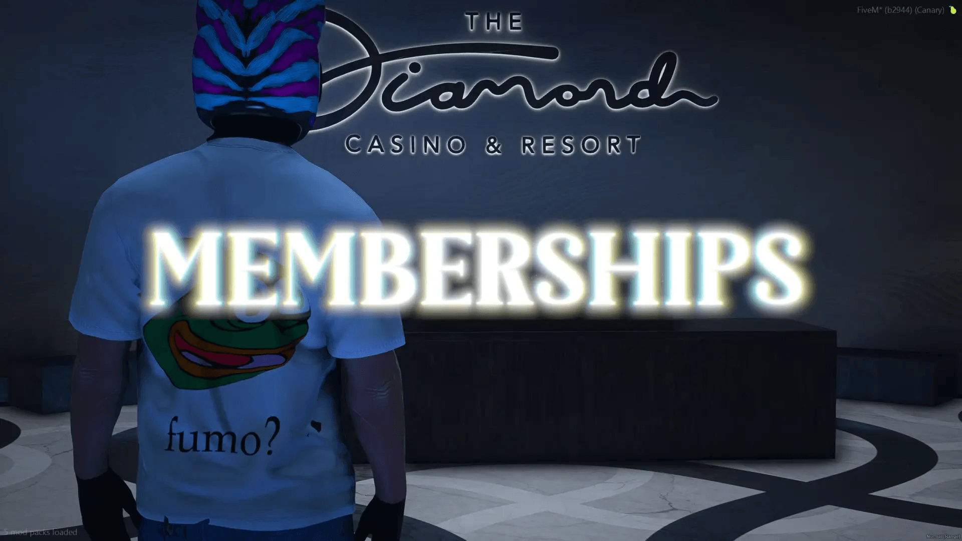 FiveM Quasar Casino VIP system membership tiers progression rewards exclusive roleplay casino