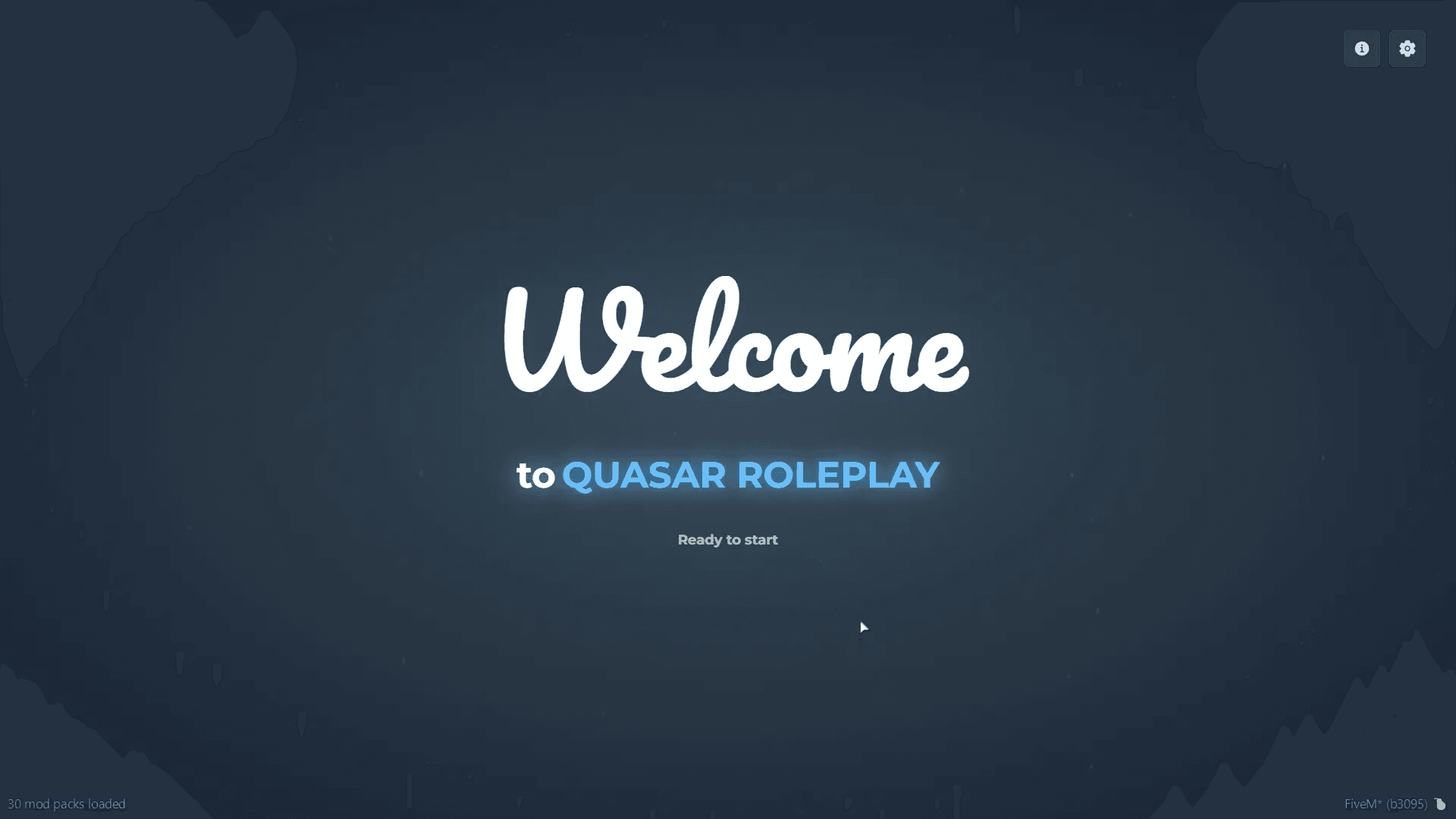 FiveM Quasar Multicharacter welcome screen intro start roleplay immersive UI